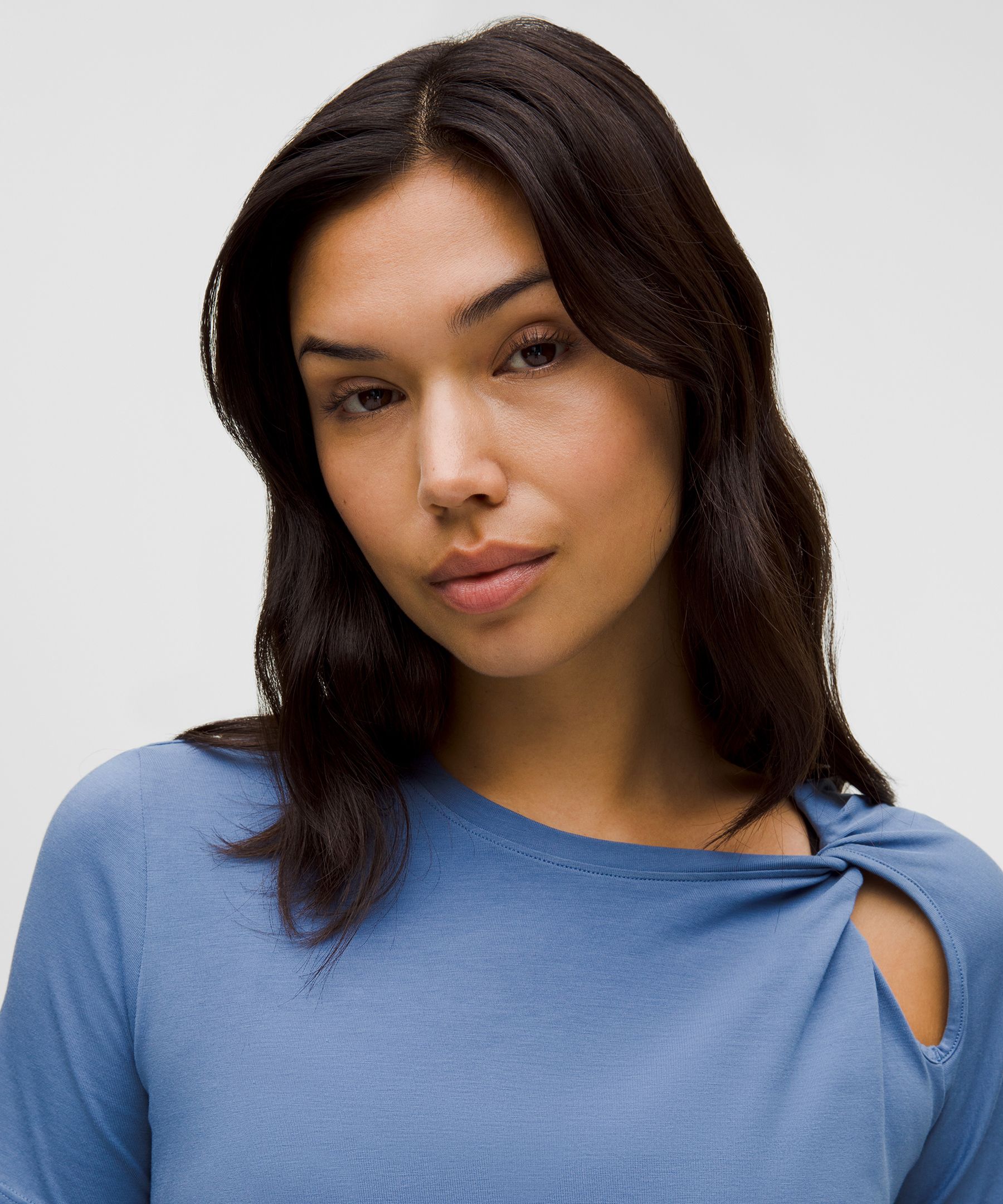 Lululemon Cotton Shoulder-twist T-shirt