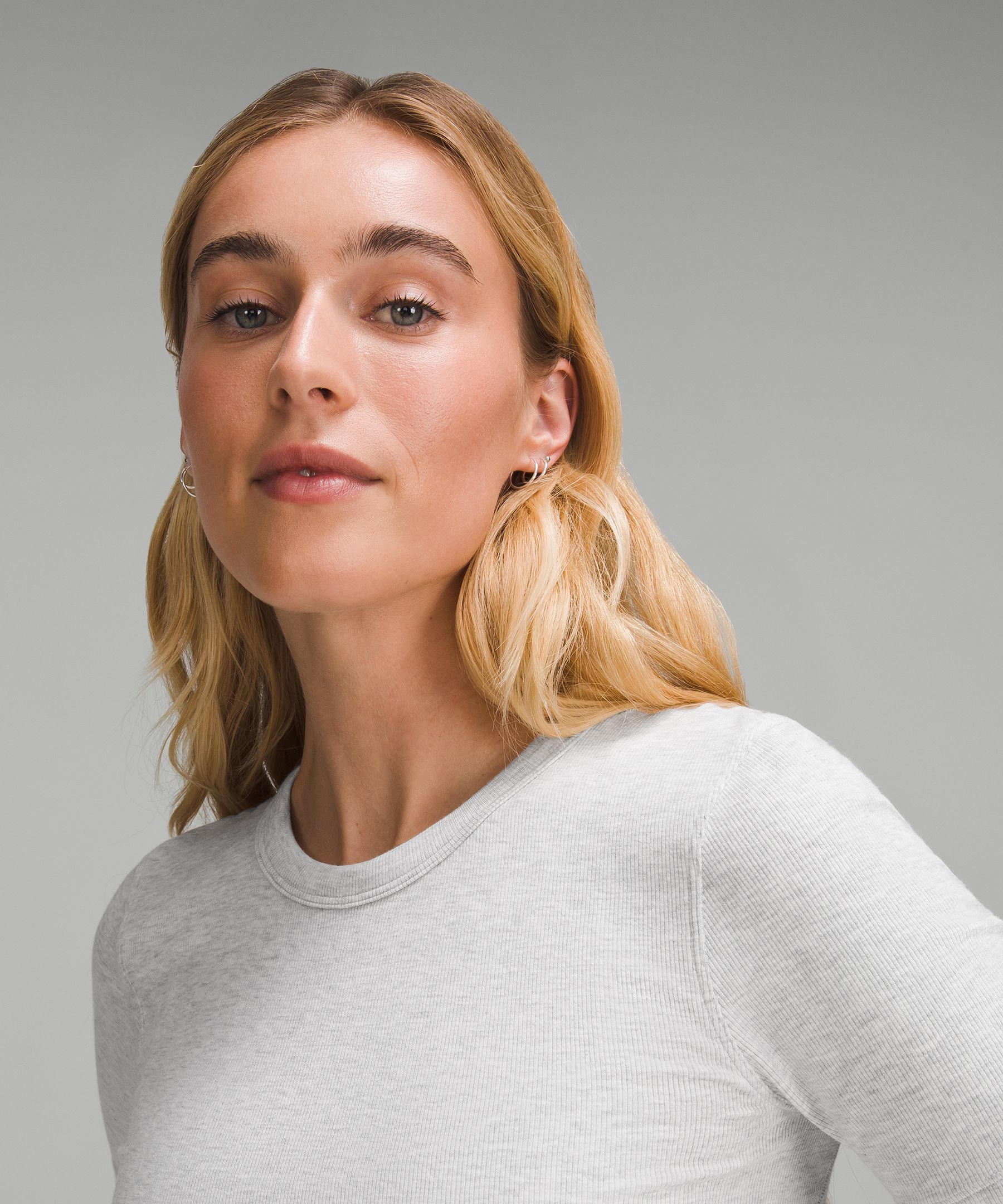 Shop Lululemon Hold Tight Straight Hem Cropped T-shirt