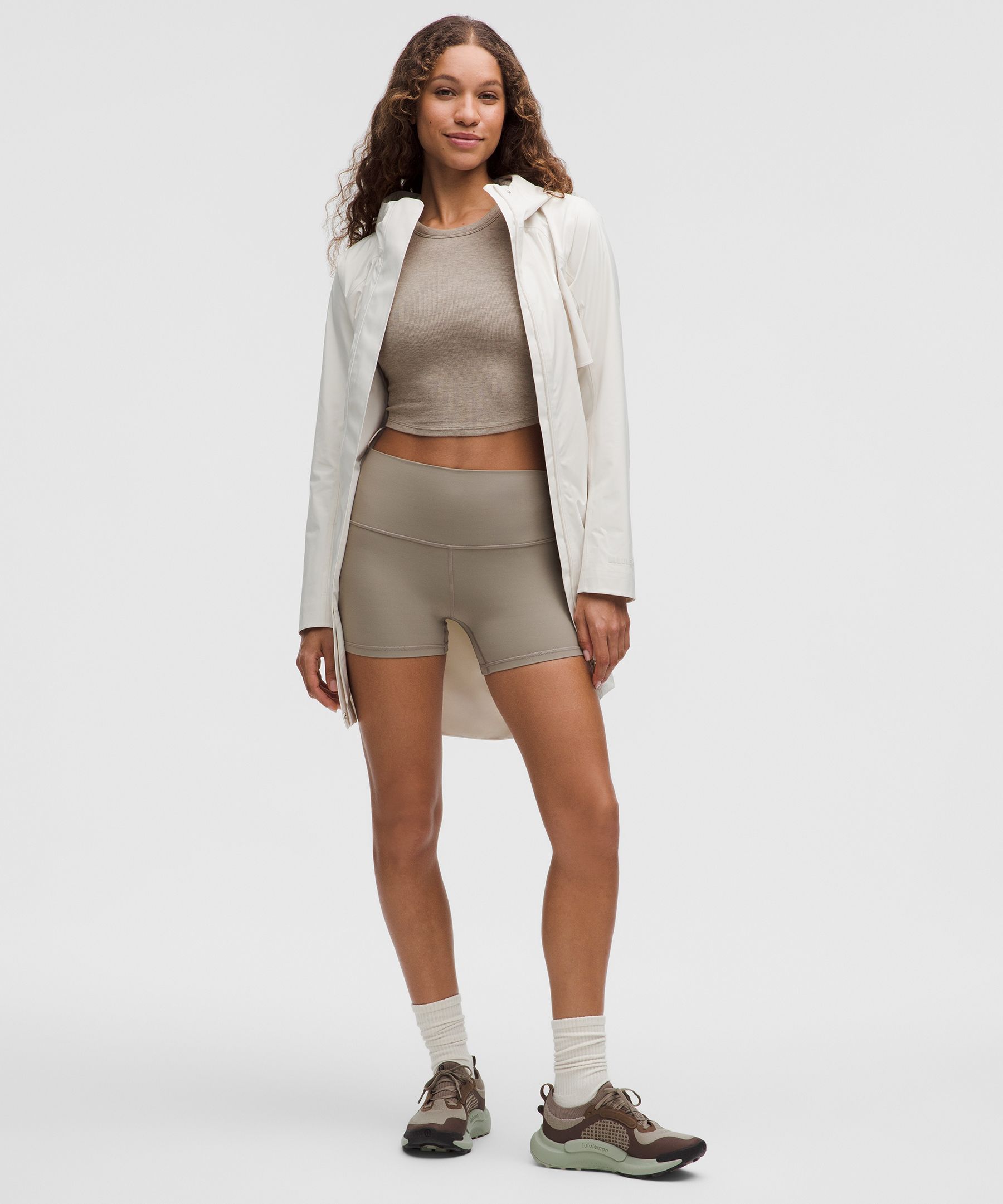 Lululemon Hold Tight Straight-hem Cropped Long-sleeve Shirt