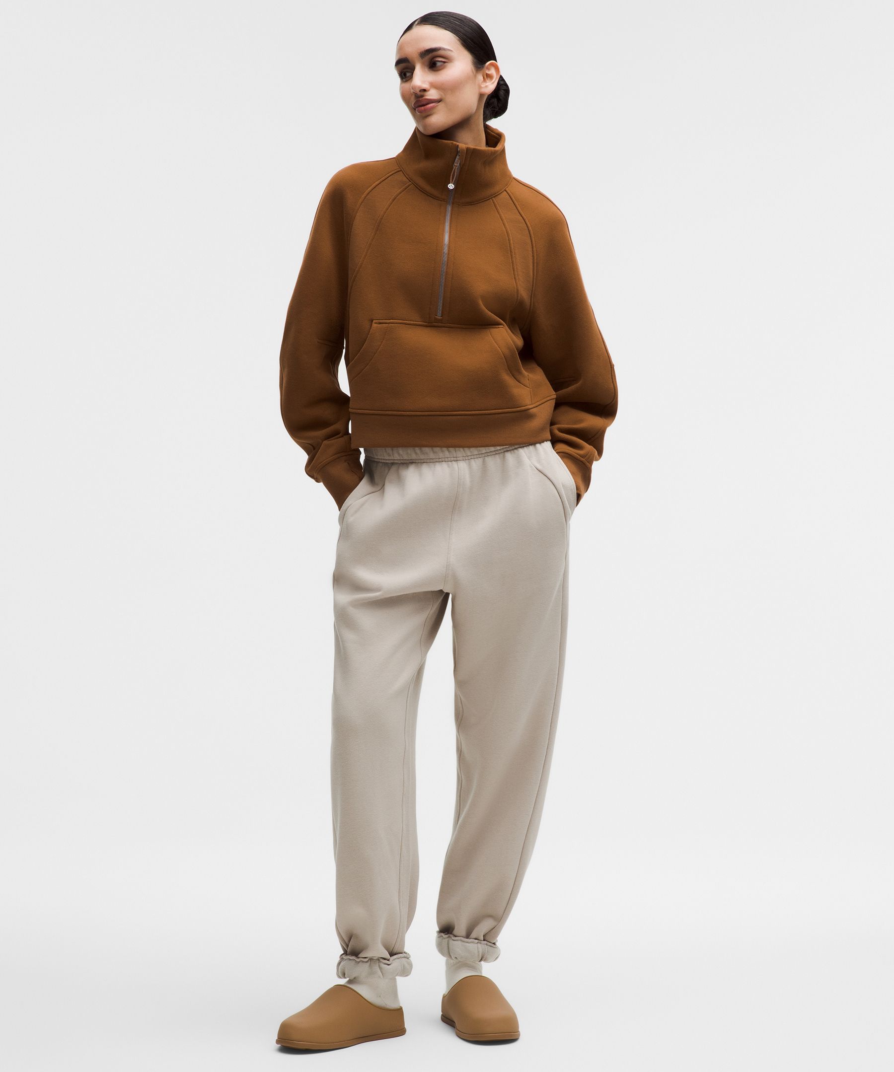 Scuba オーバーサイズ ファネルネックハーフジップ | パーカー