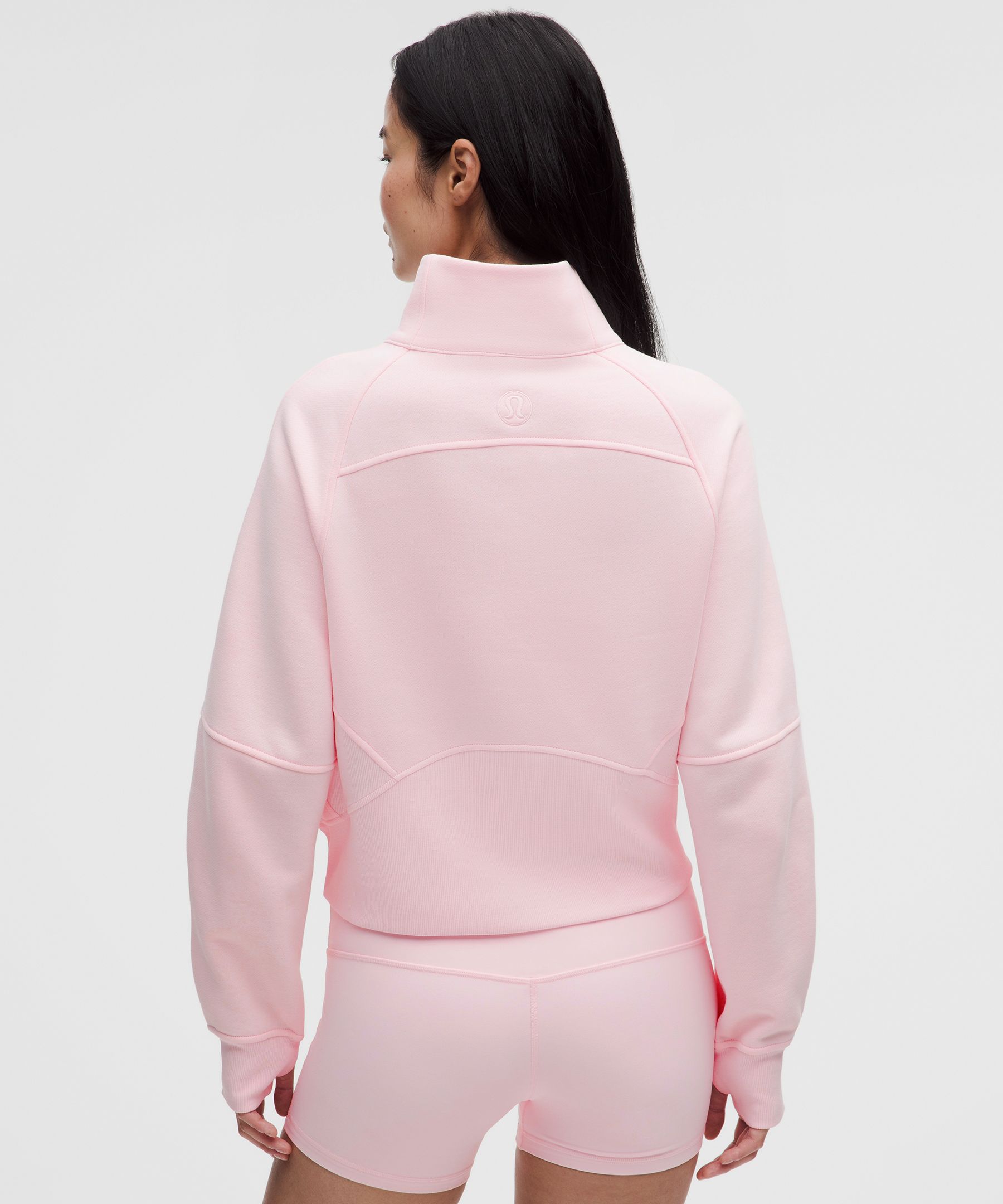 Scuba Oversized Funnel-Neck Half Zip