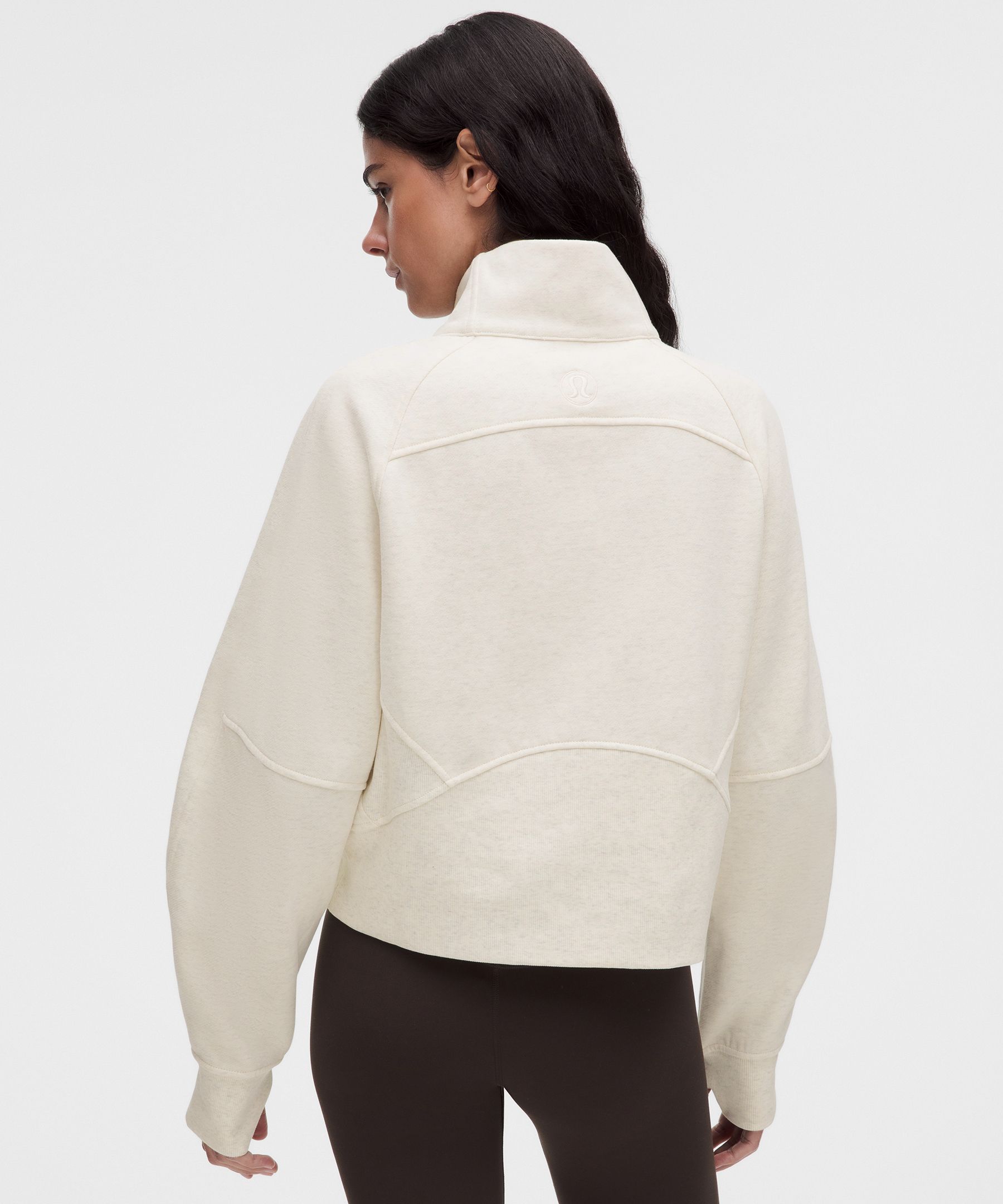 Scuba Oversized Funnel-Neck Half Zip