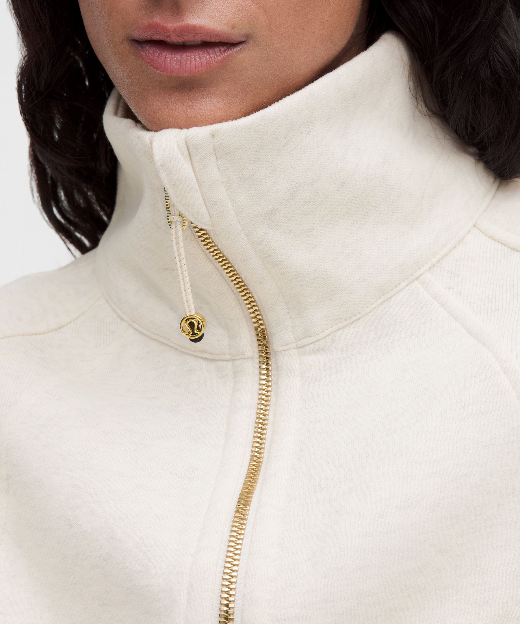 Scuba Oversized Funnel-Neck Half Zip