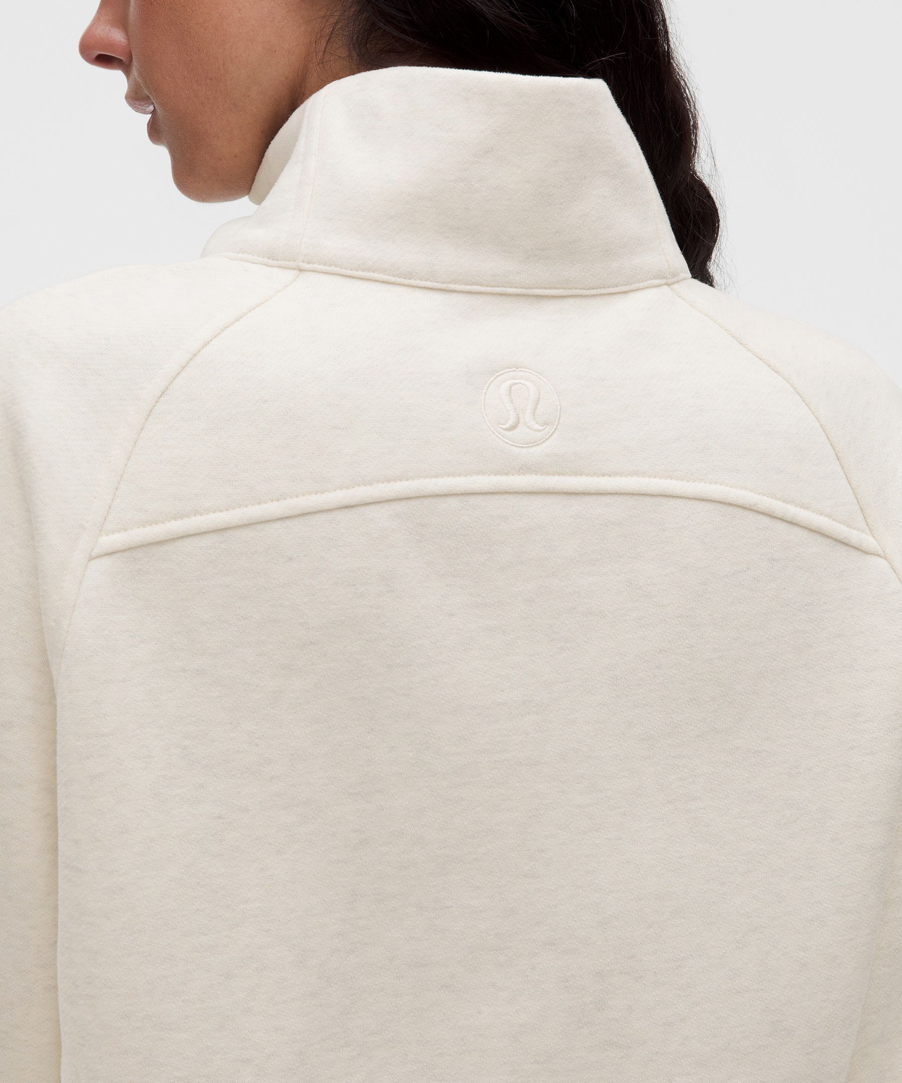 Scuba Oversized Funnel-Neck Half Zip