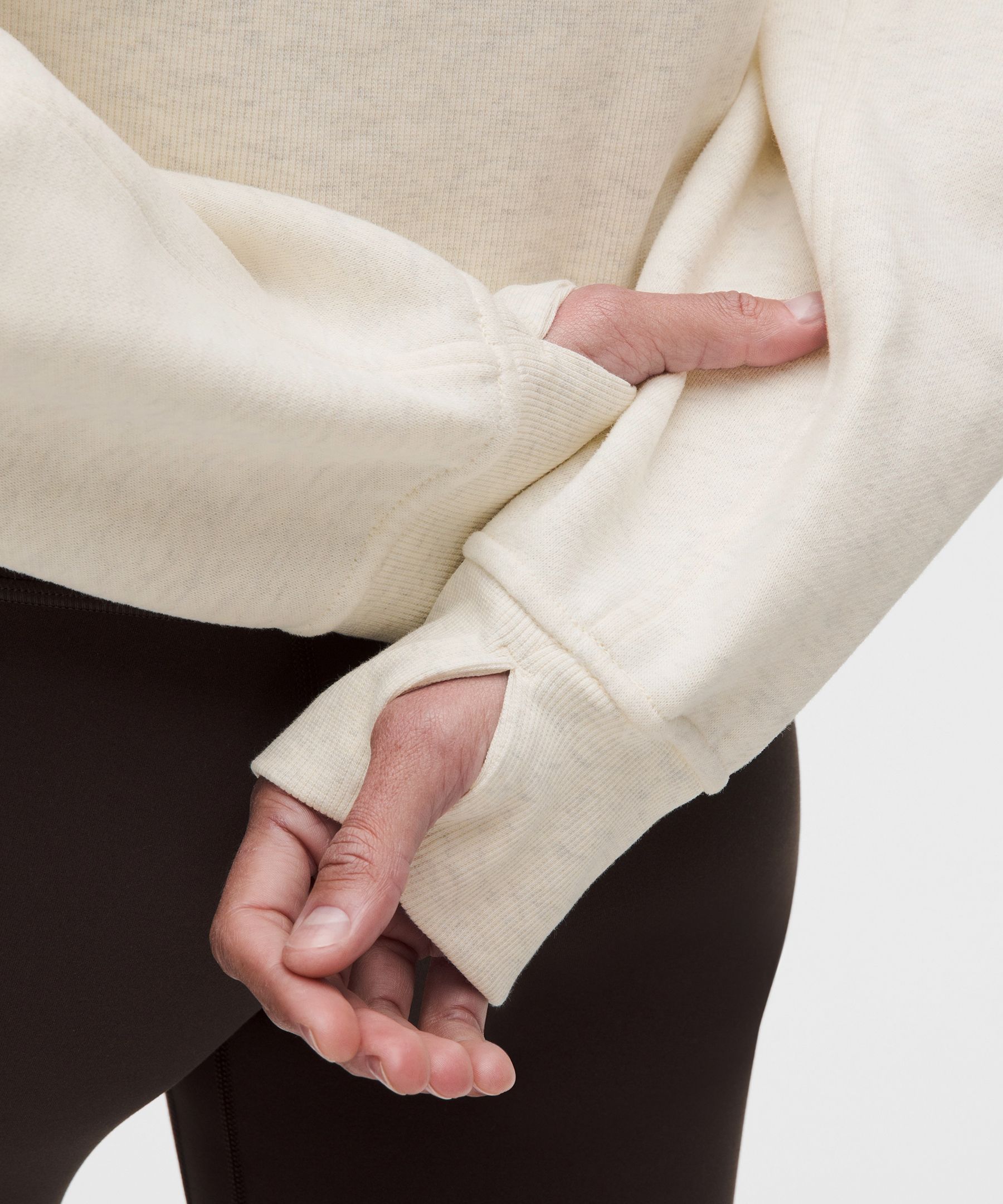 Scuba Oversized Funnel-Neck Half Zip