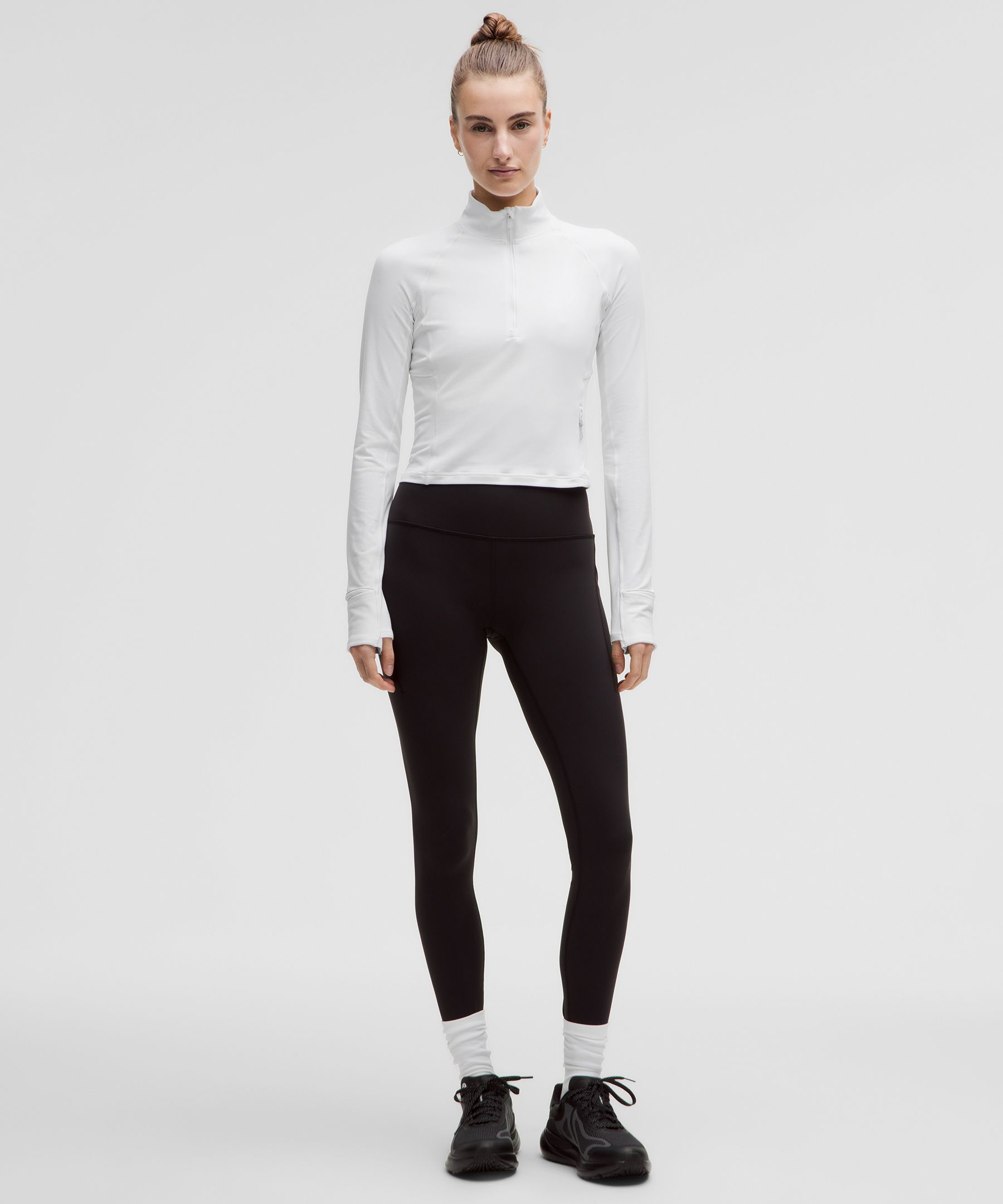 Lululemon It's Rulu Cropped Half Zip Updated