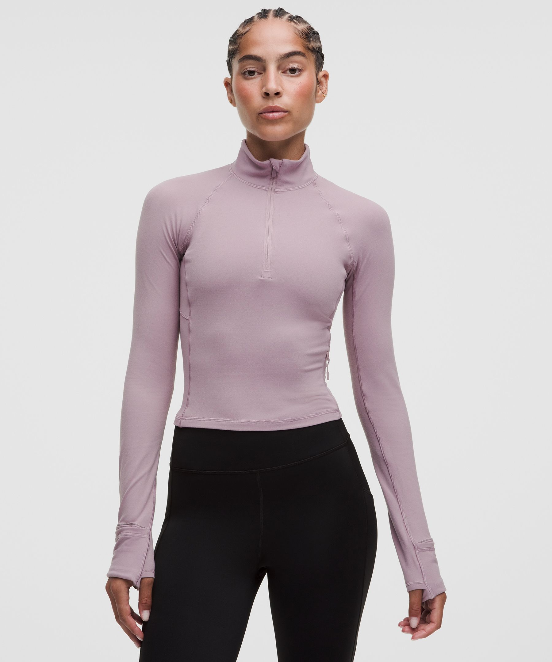 It's Rulu Cropped Half Zip Updated by Lululemon