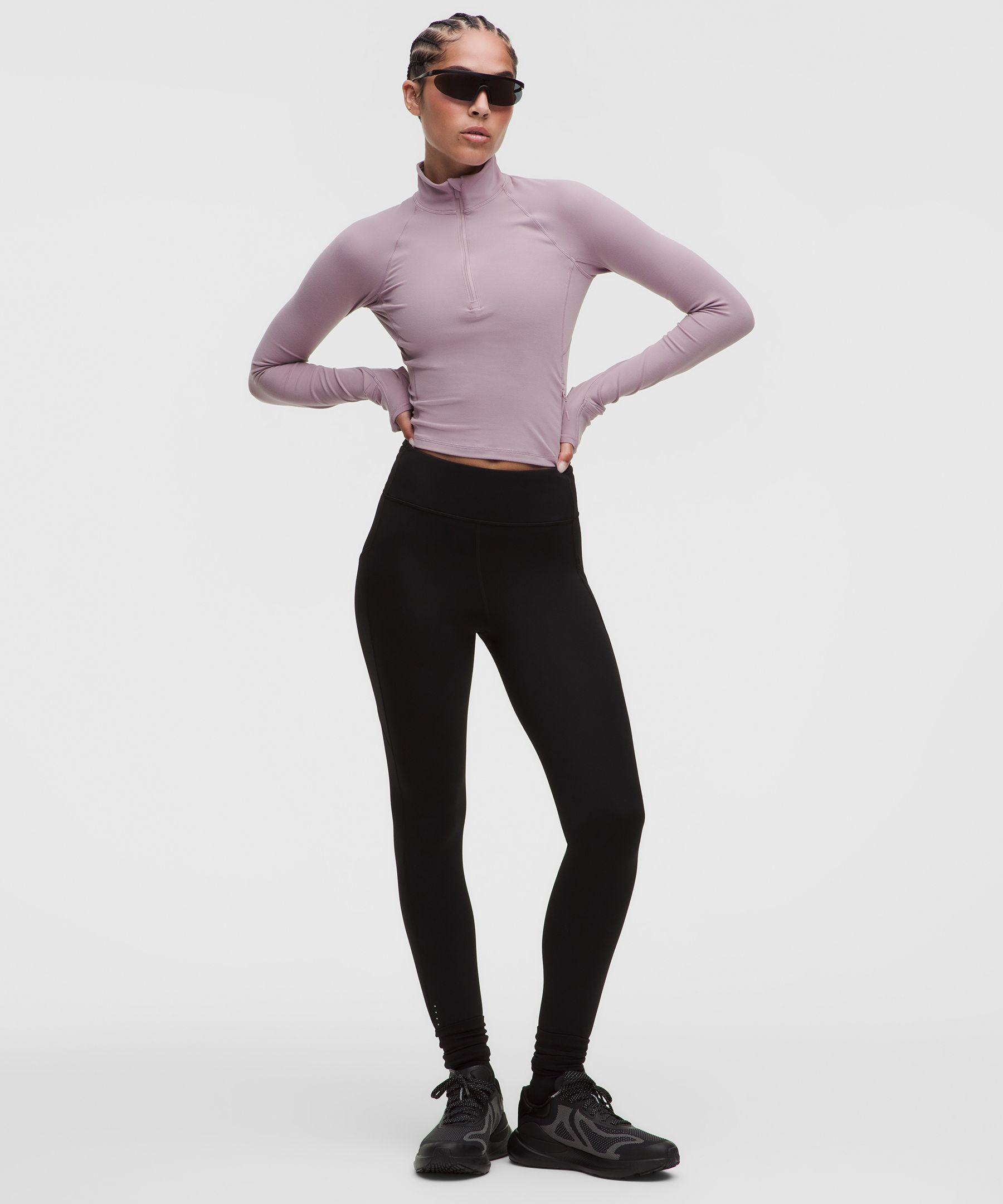 It's Rulu Cropped Half Zip