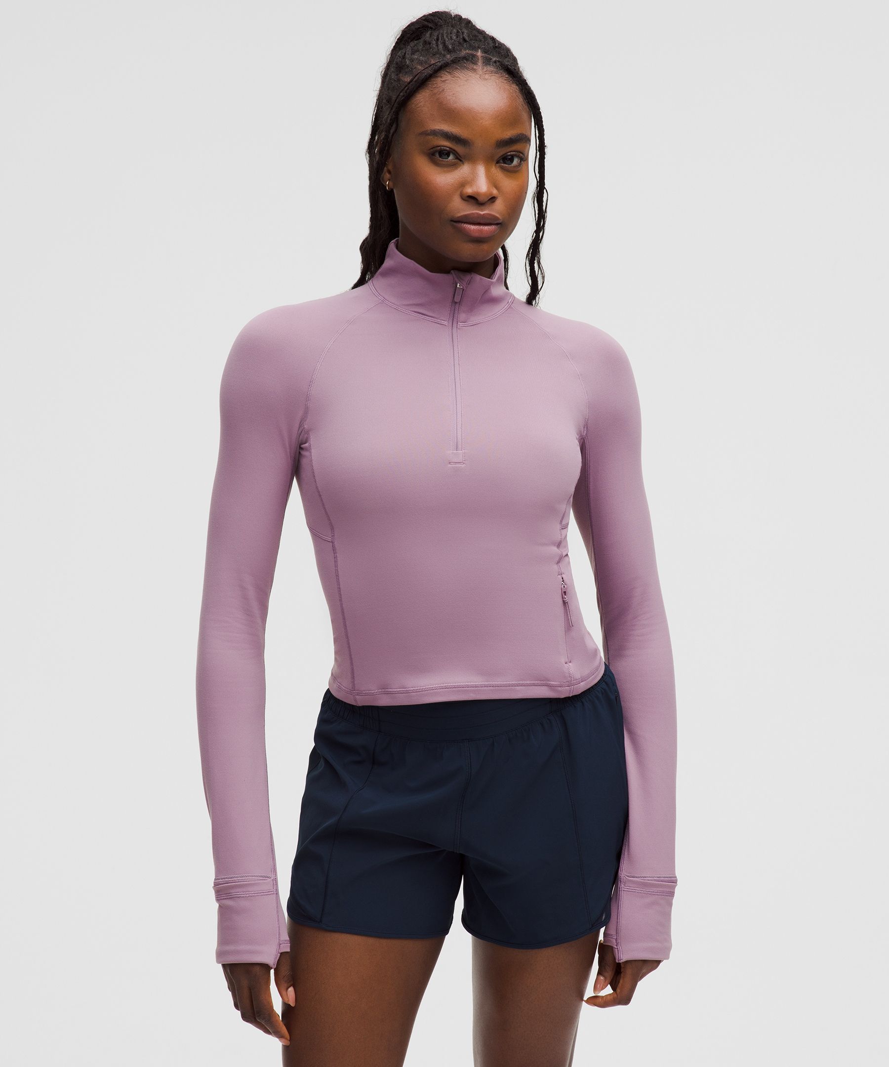 It's Rulu Cropped Half Zip Updated