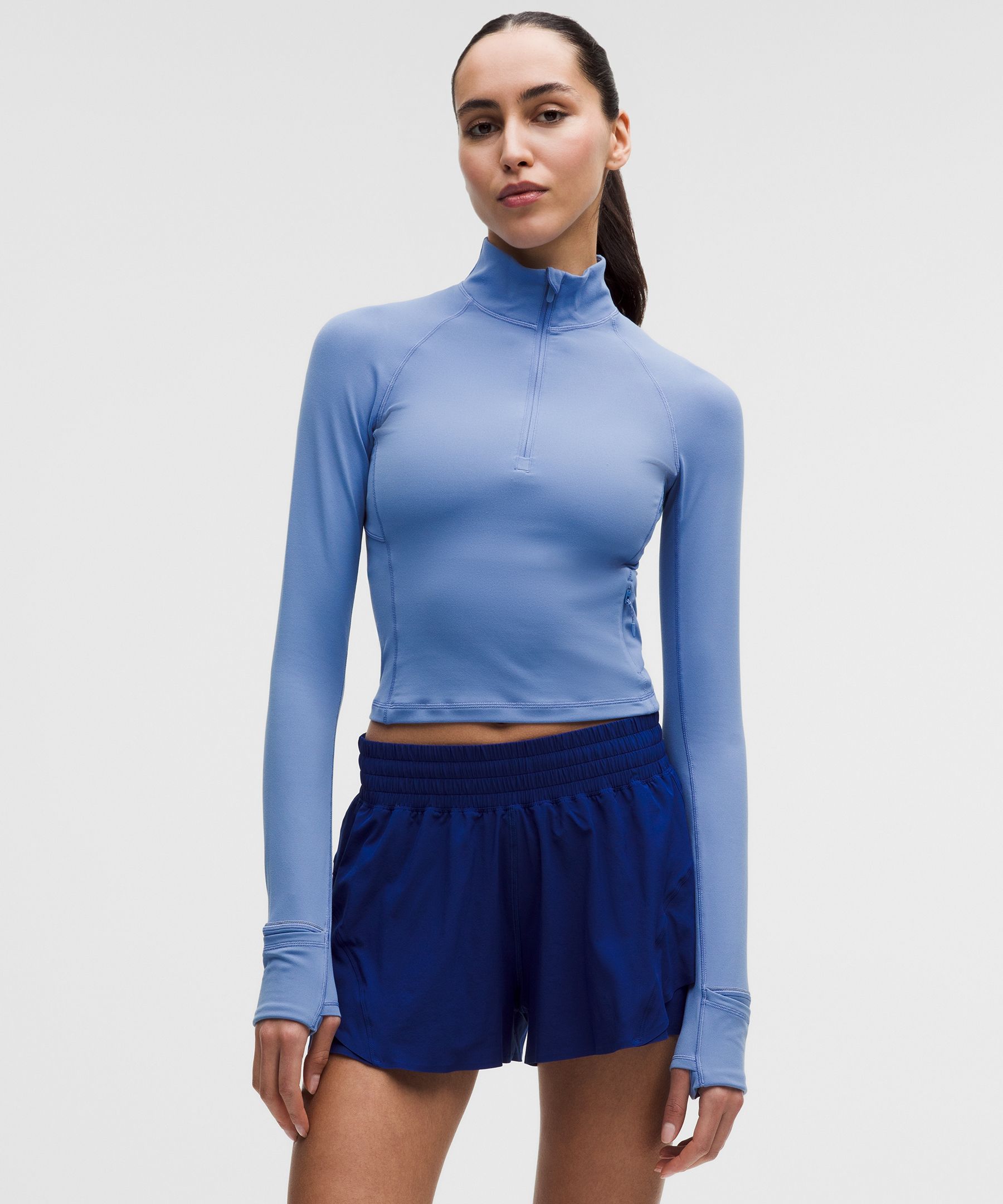 It's Rulu Cropped Half Zip 