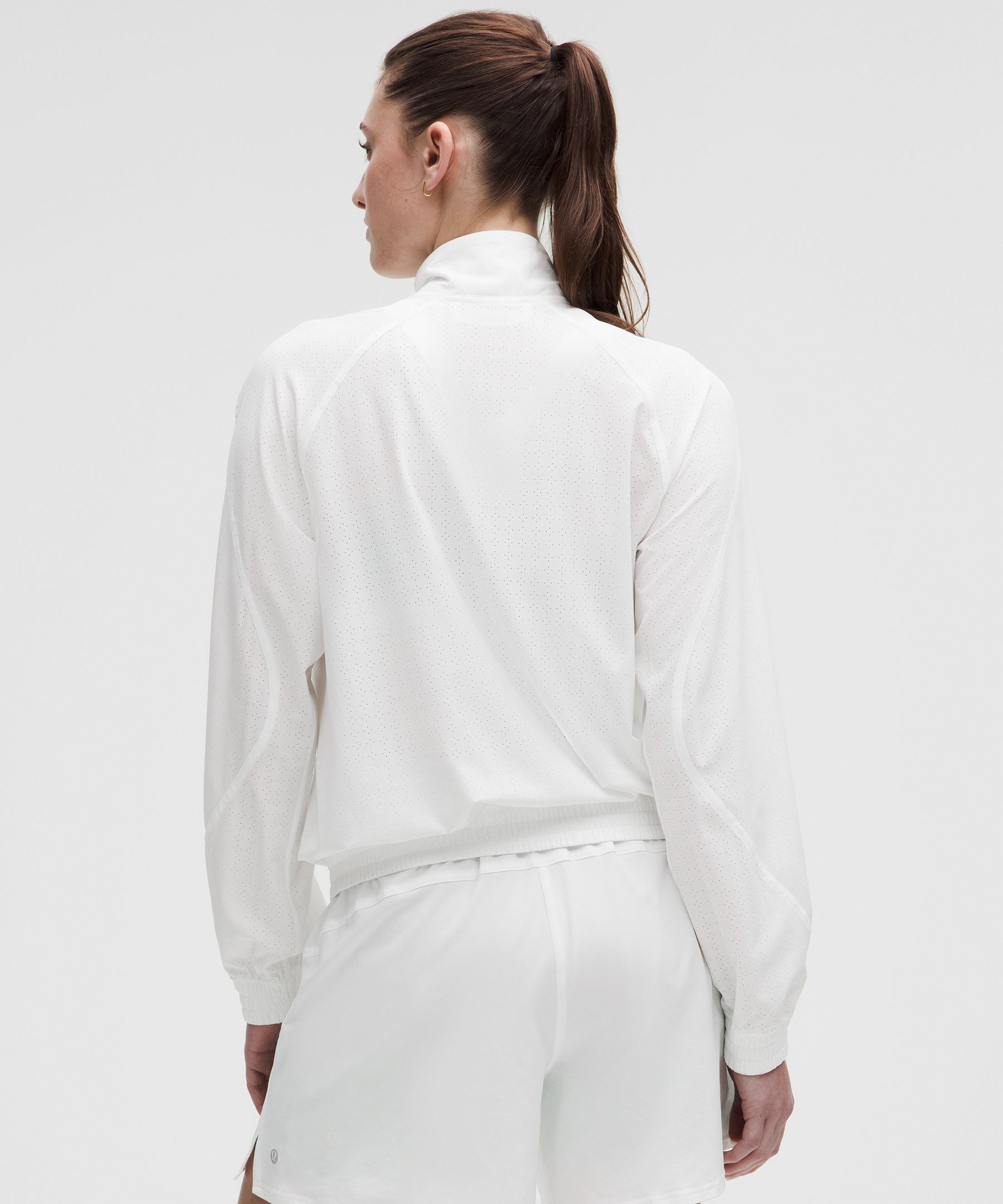 Shop Lululemon Adapted State Perforated Track Jacket