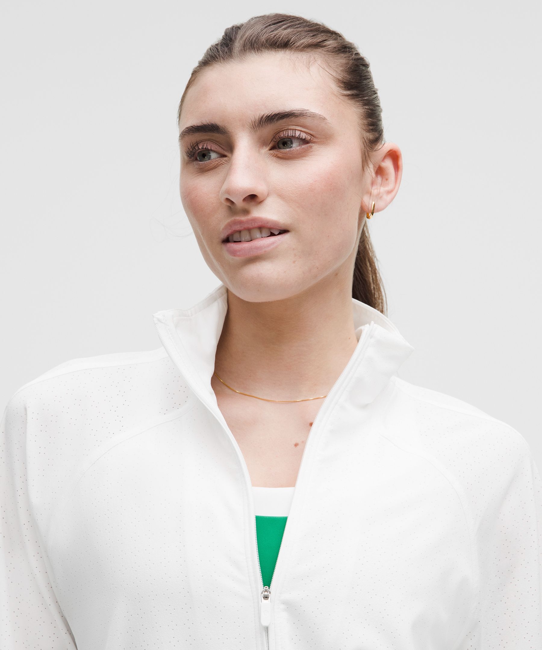 Shop Lululemon Adapted State Perforated Track Jacket