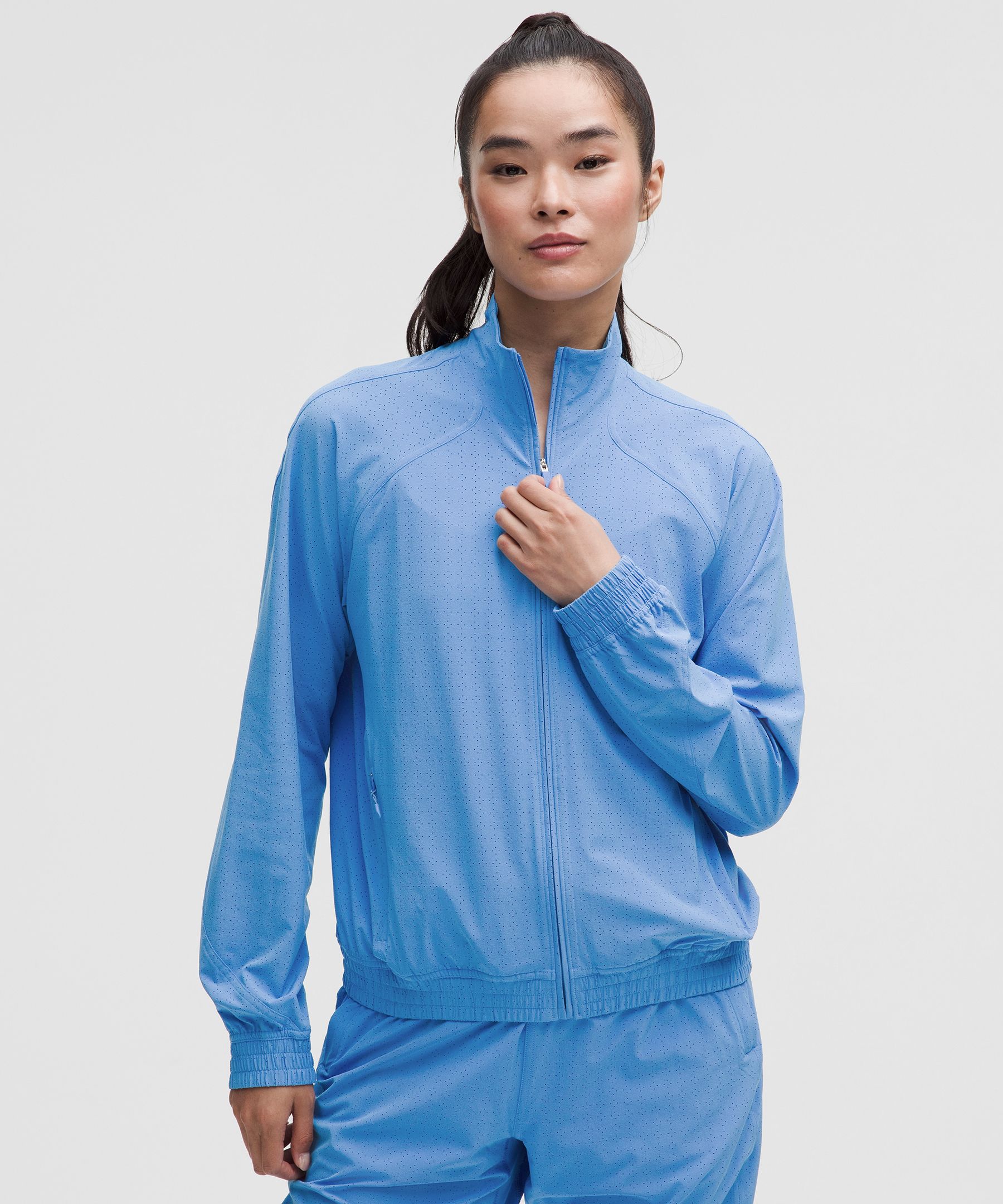 Lululemon Adapted State Perforated Track Jacket