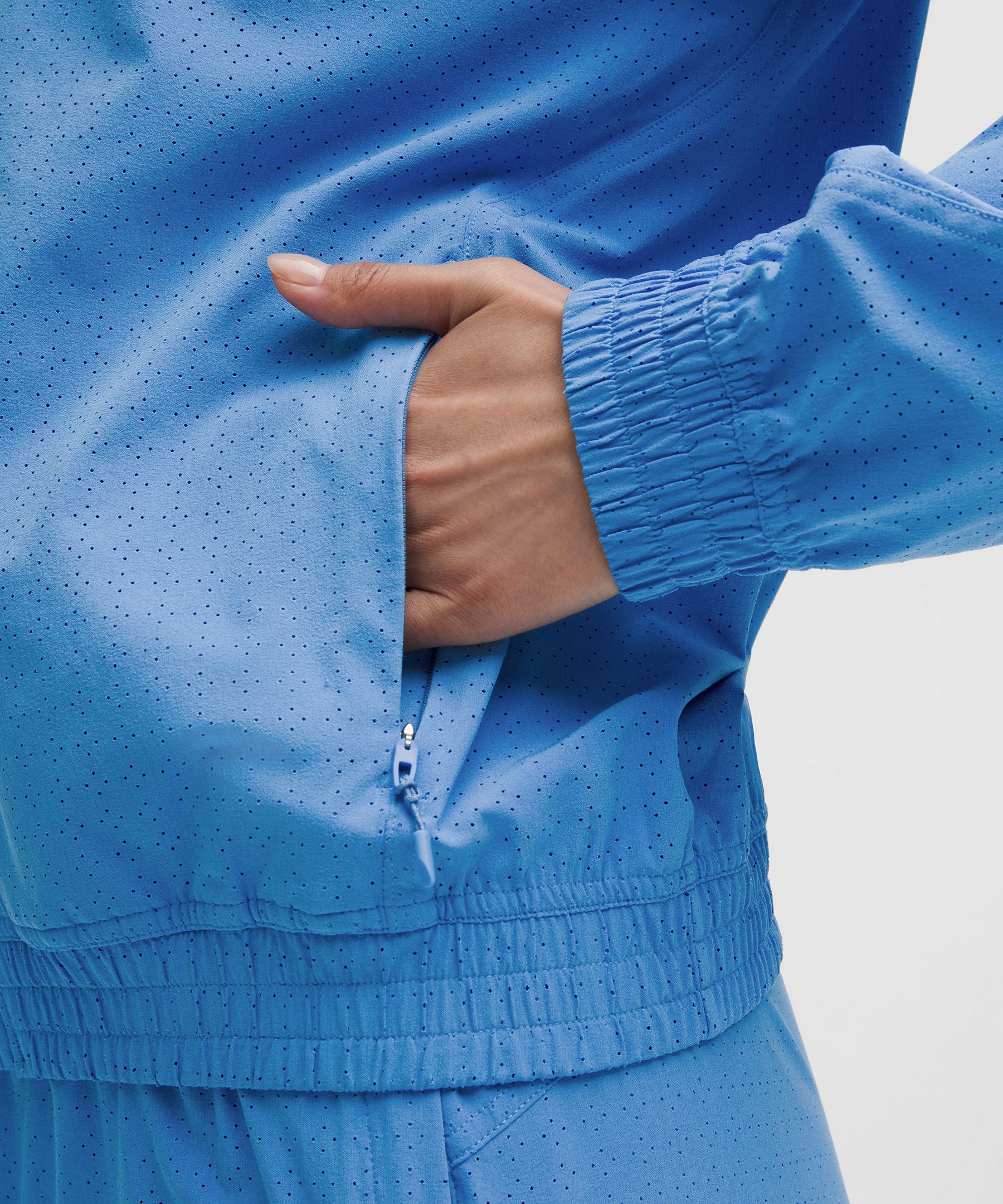 Lululemon Adapted State Perforated Track Jacket