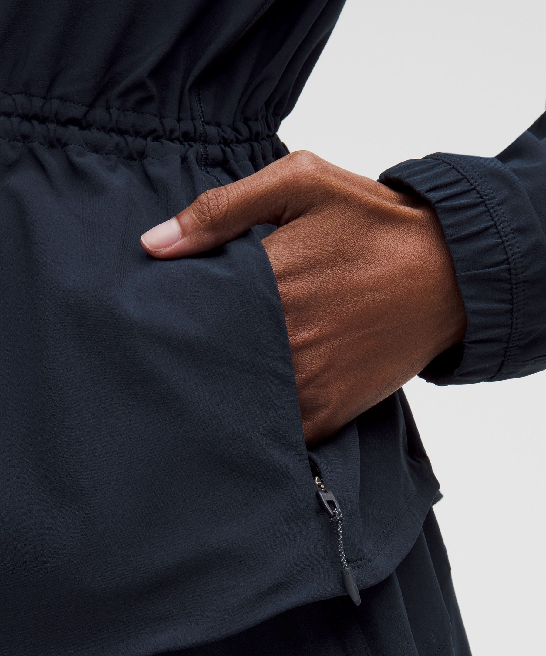 Veste de course &agrave; taille ajustable et protection anti-UV