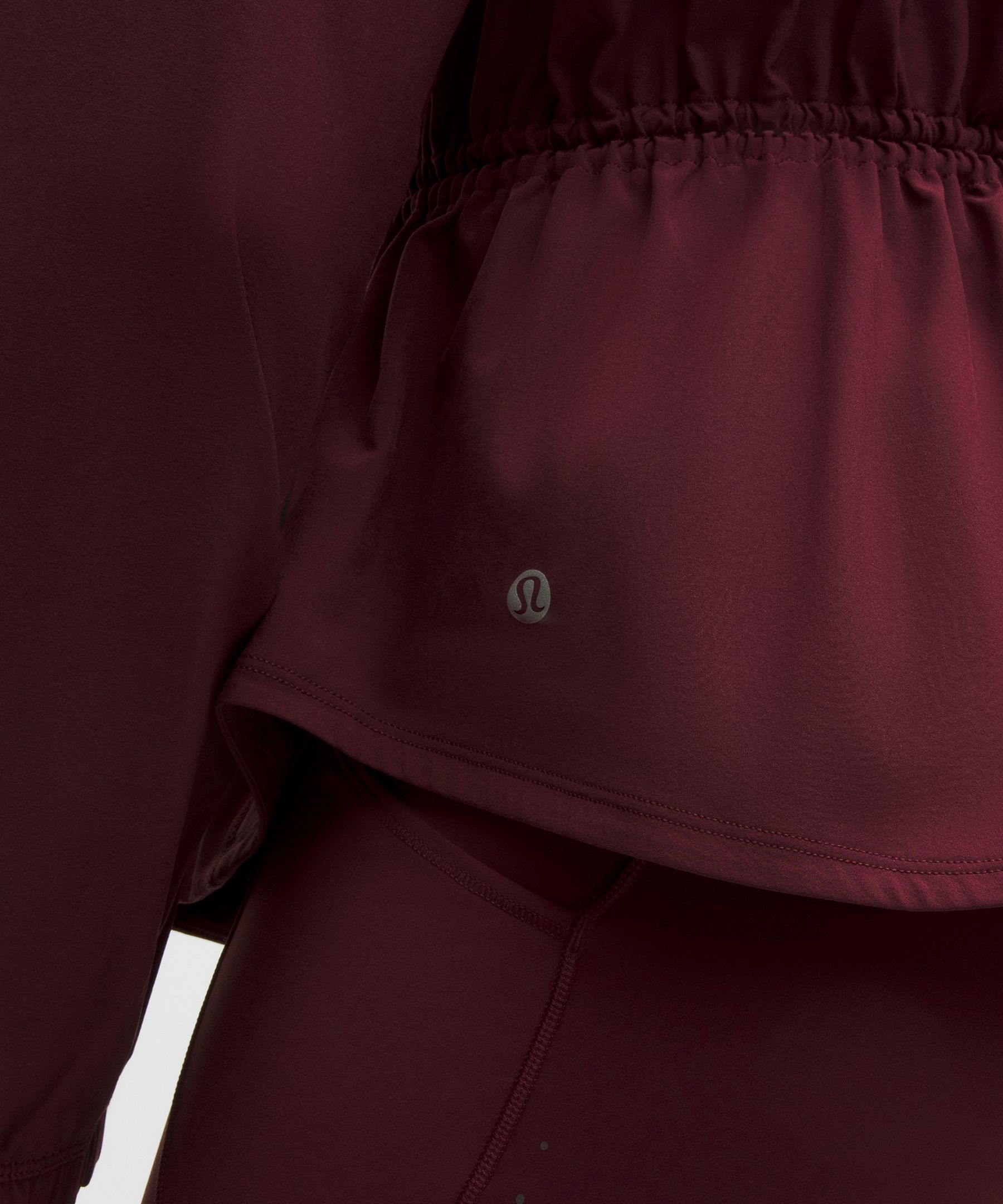 UV-Protective Cinch-Waist Running Jacket