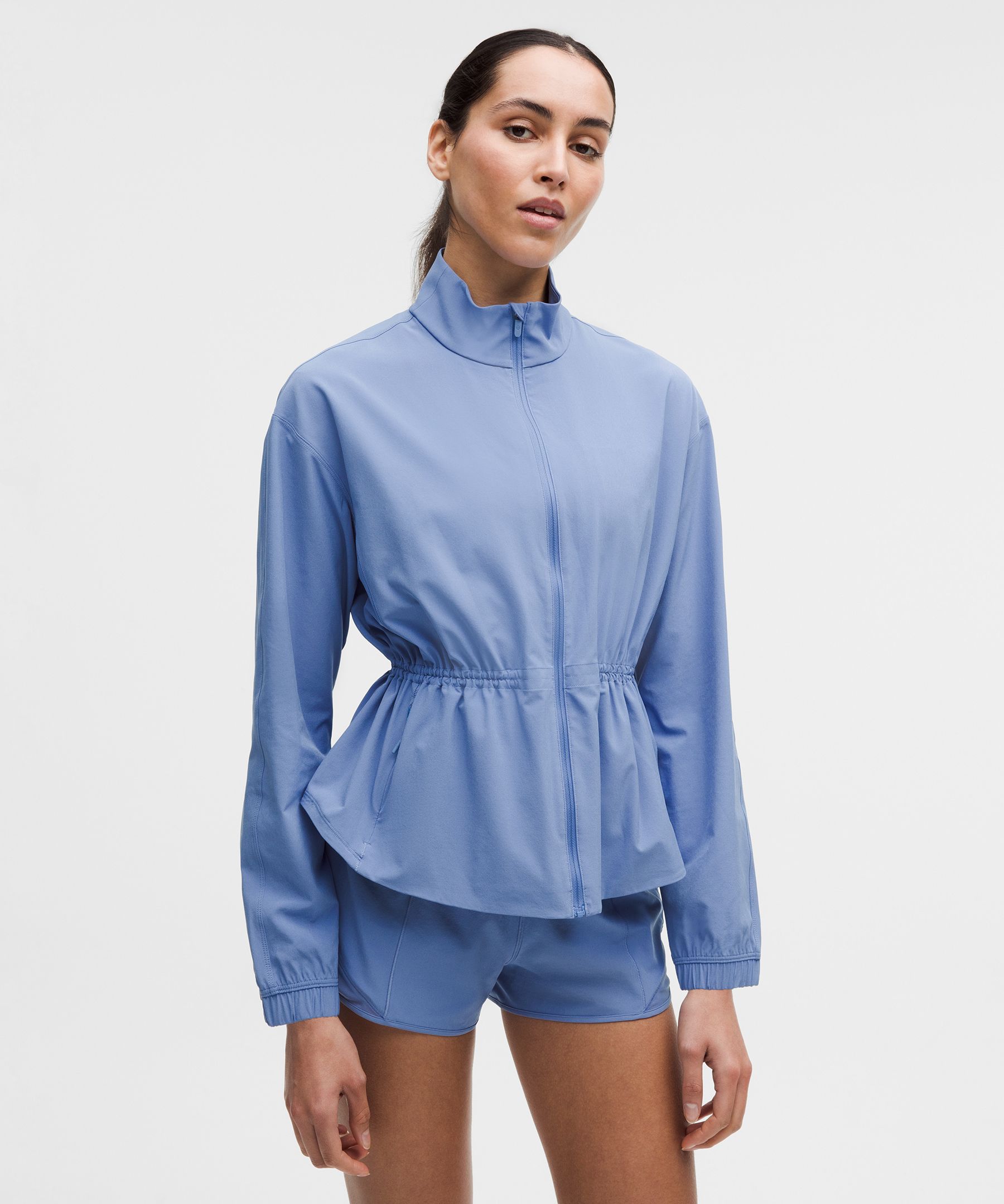 ルルレモン Lululemon ランニングジャケット UVカット シンチウエスト ランニングジャケット | ジャケット&アウター