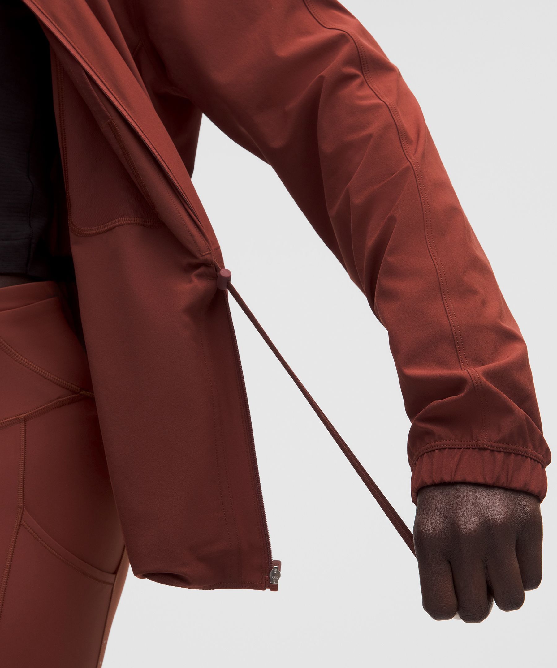 UV-Protective Cinch-Waist Running Jacket