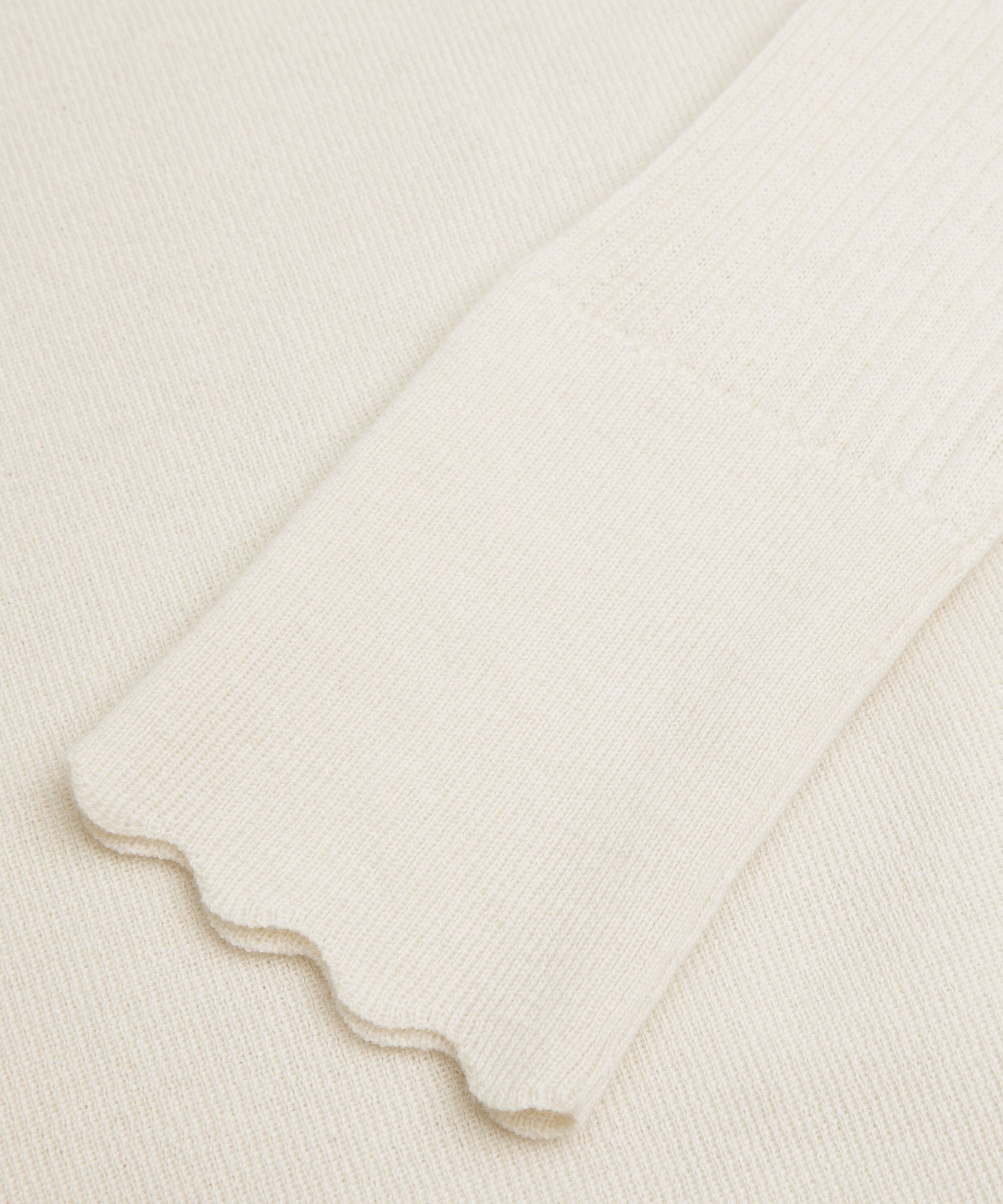 Lululemon Cashmere Scalloped Cuff Crewneck