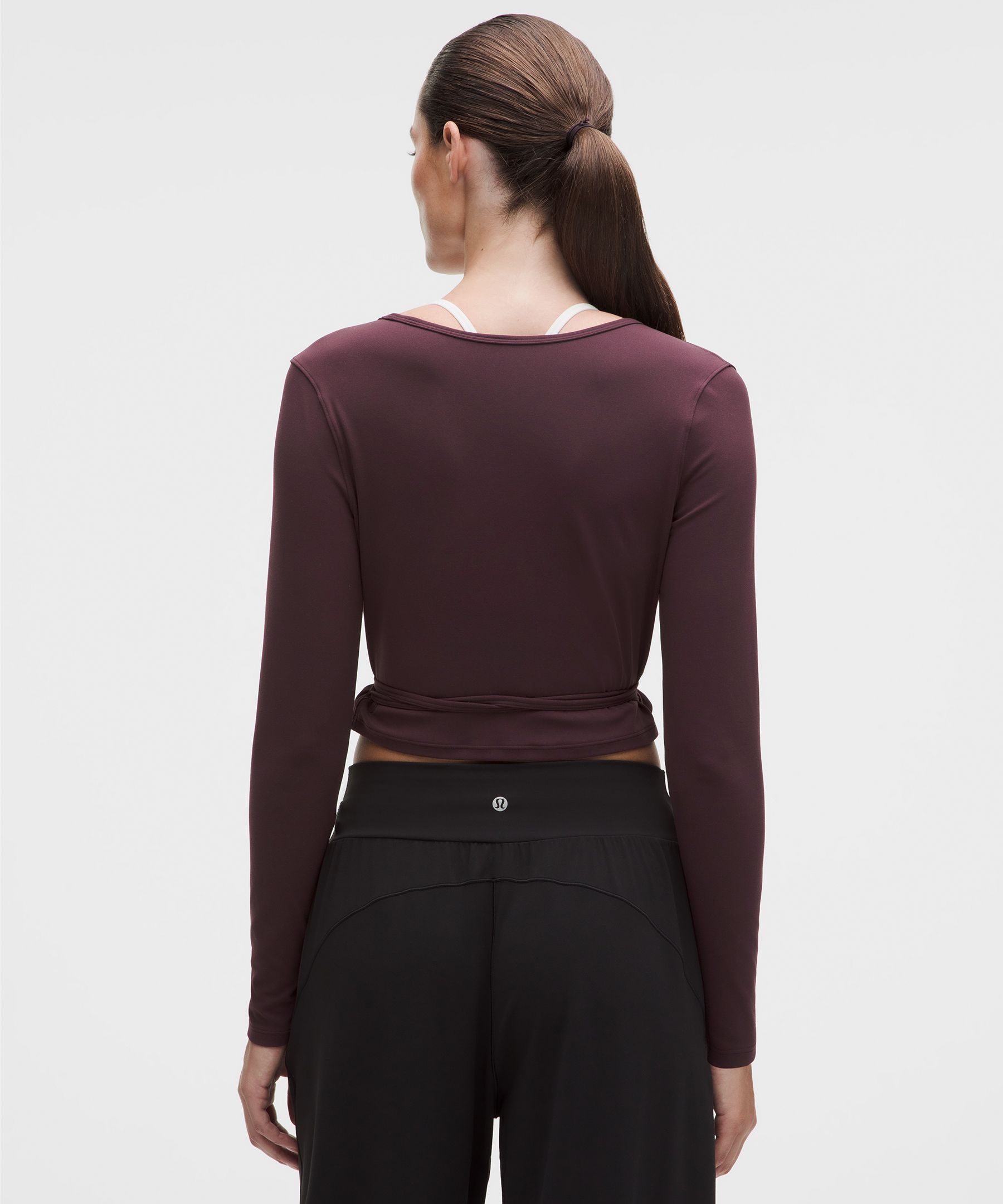 Nulu Long-Sleeve Cropped Wrap