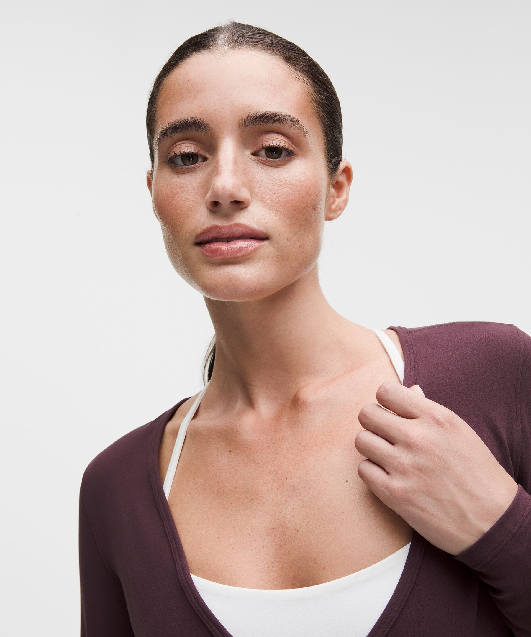 Nulu Long-Sleeve Cropped Wrap