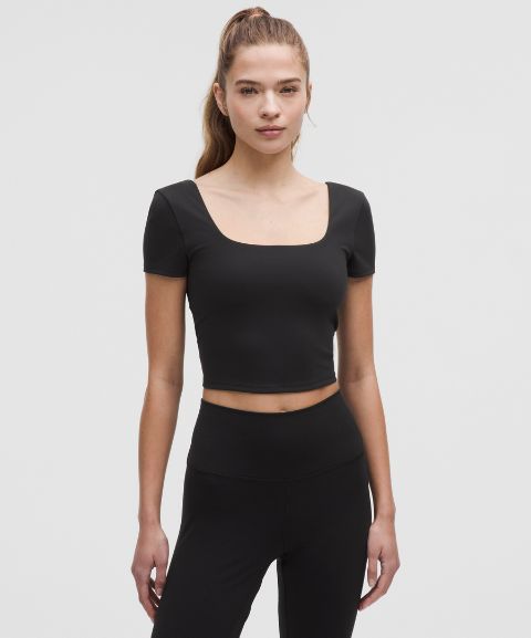 Lululemon Wunder Under SmoothCover Square-Neck T-Shirt
