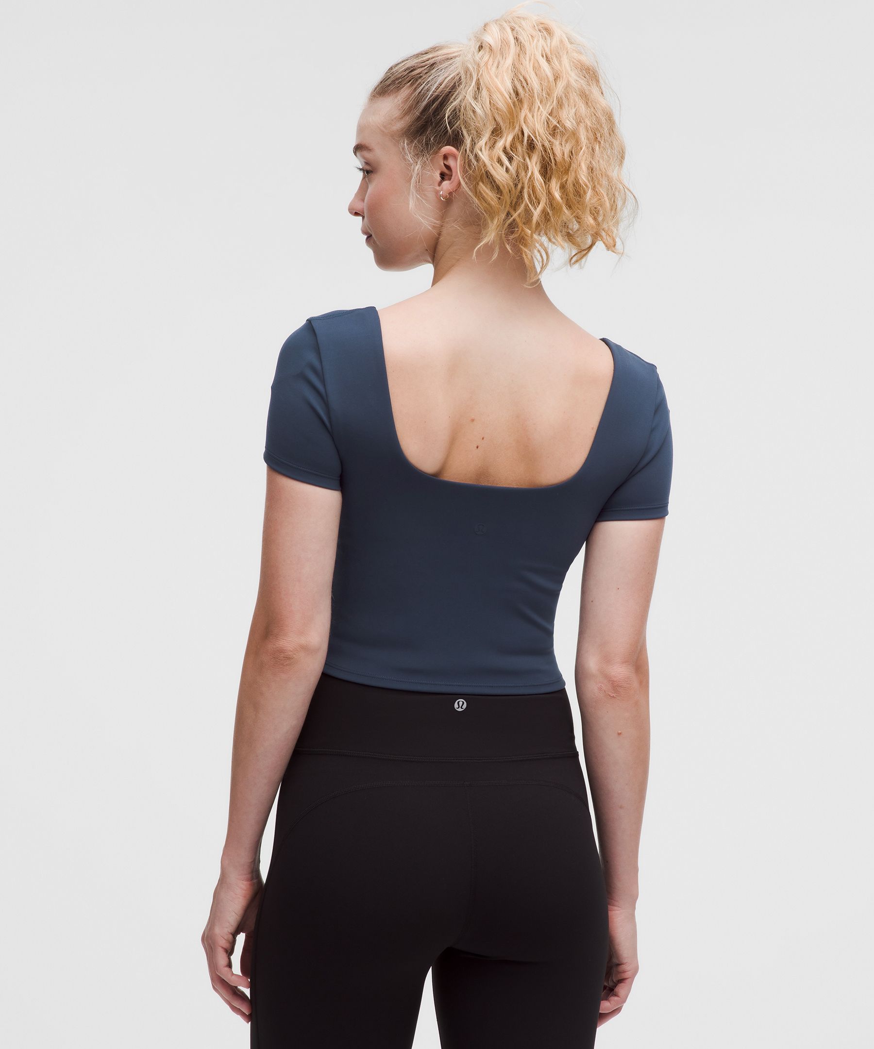 Lululemon Wunder Under Smoothcover Square-neck T-shirt