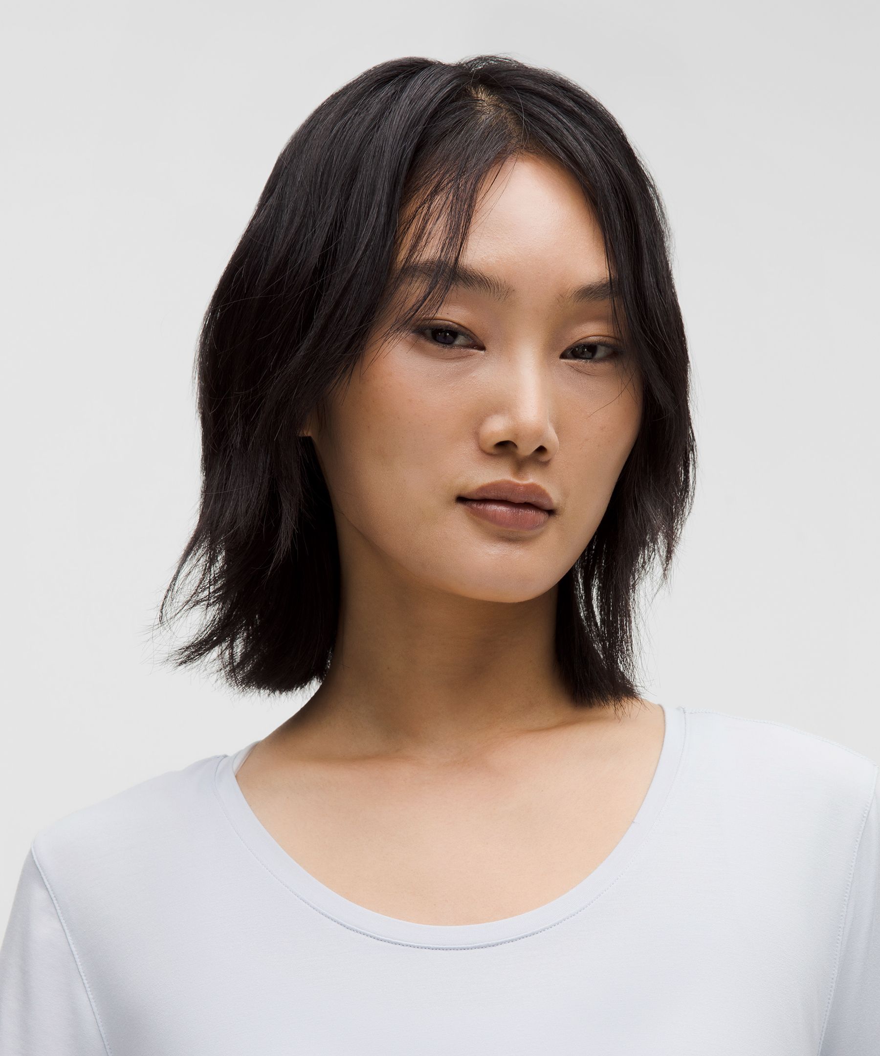 Lululemon Modal-silk Twist-back Short-sleeve Shirt