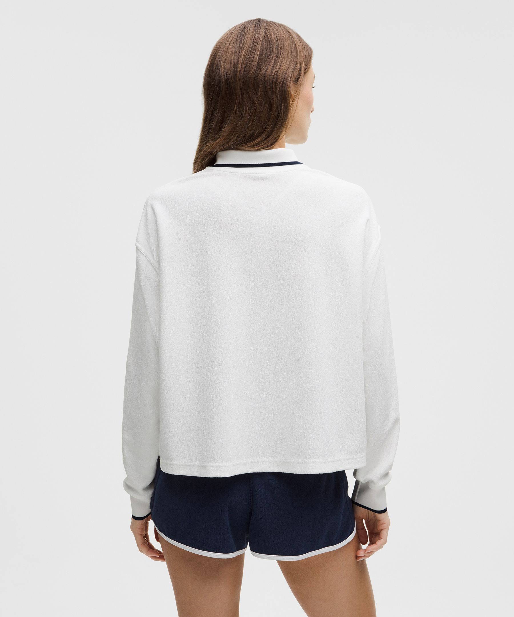 Lululemon Cotton Terry Relaxed-fit Polo Shirt