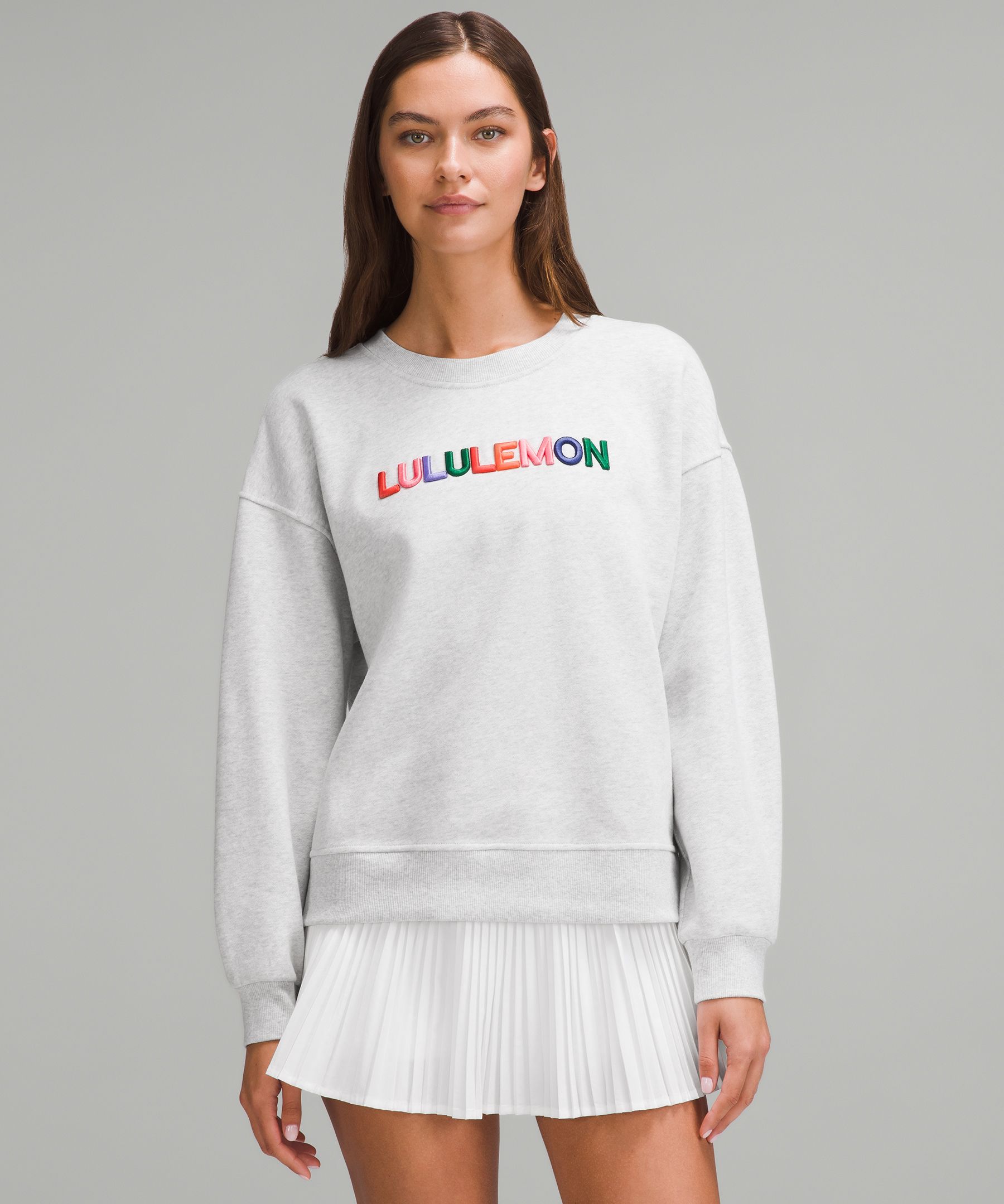 Perfectly Oversized Fleece Crew Graphic Lululemon EU