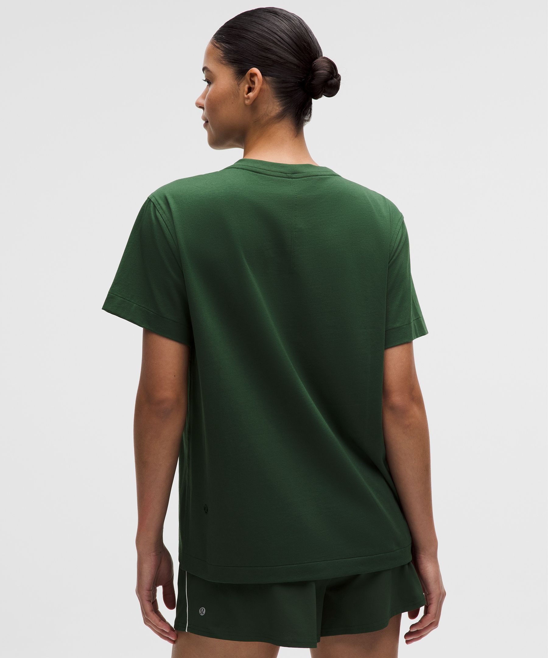 T-shirt col rond en coton biologique