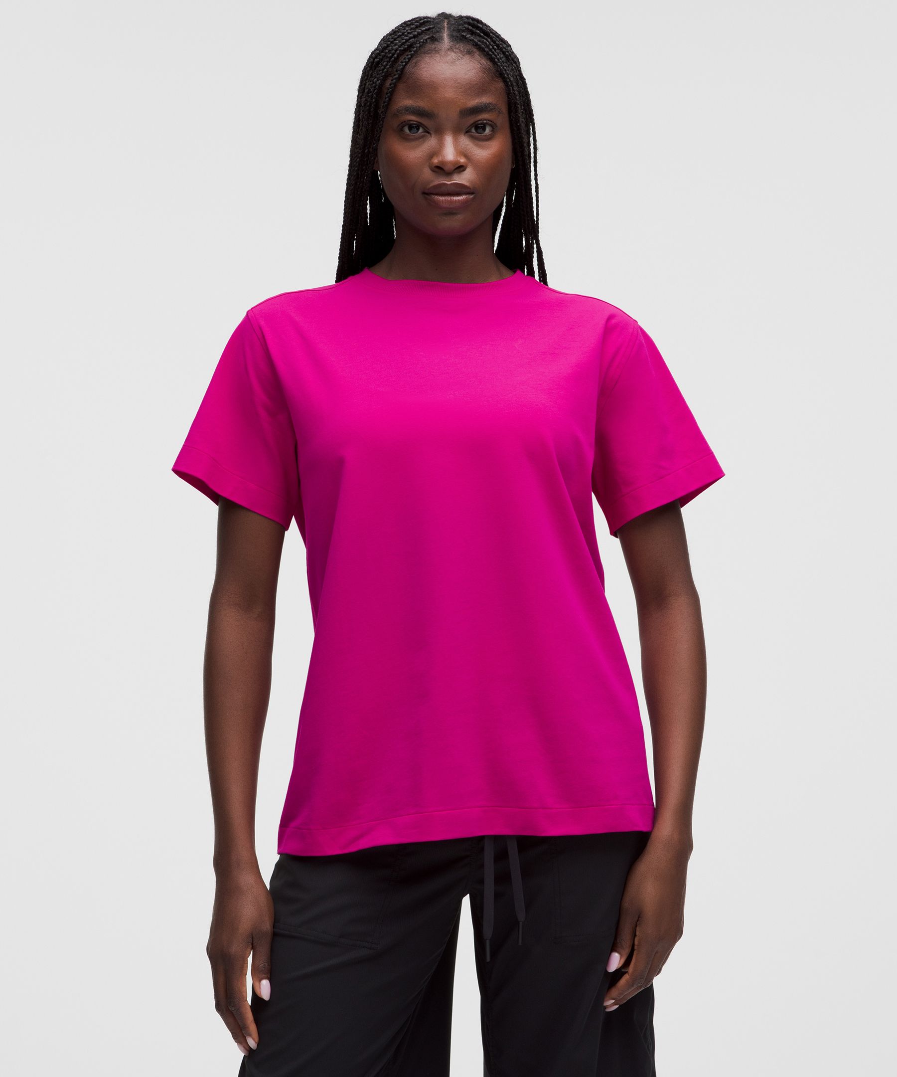Playera All Yours de algod&oacute;n org&aacute;nico con cuello redondo
