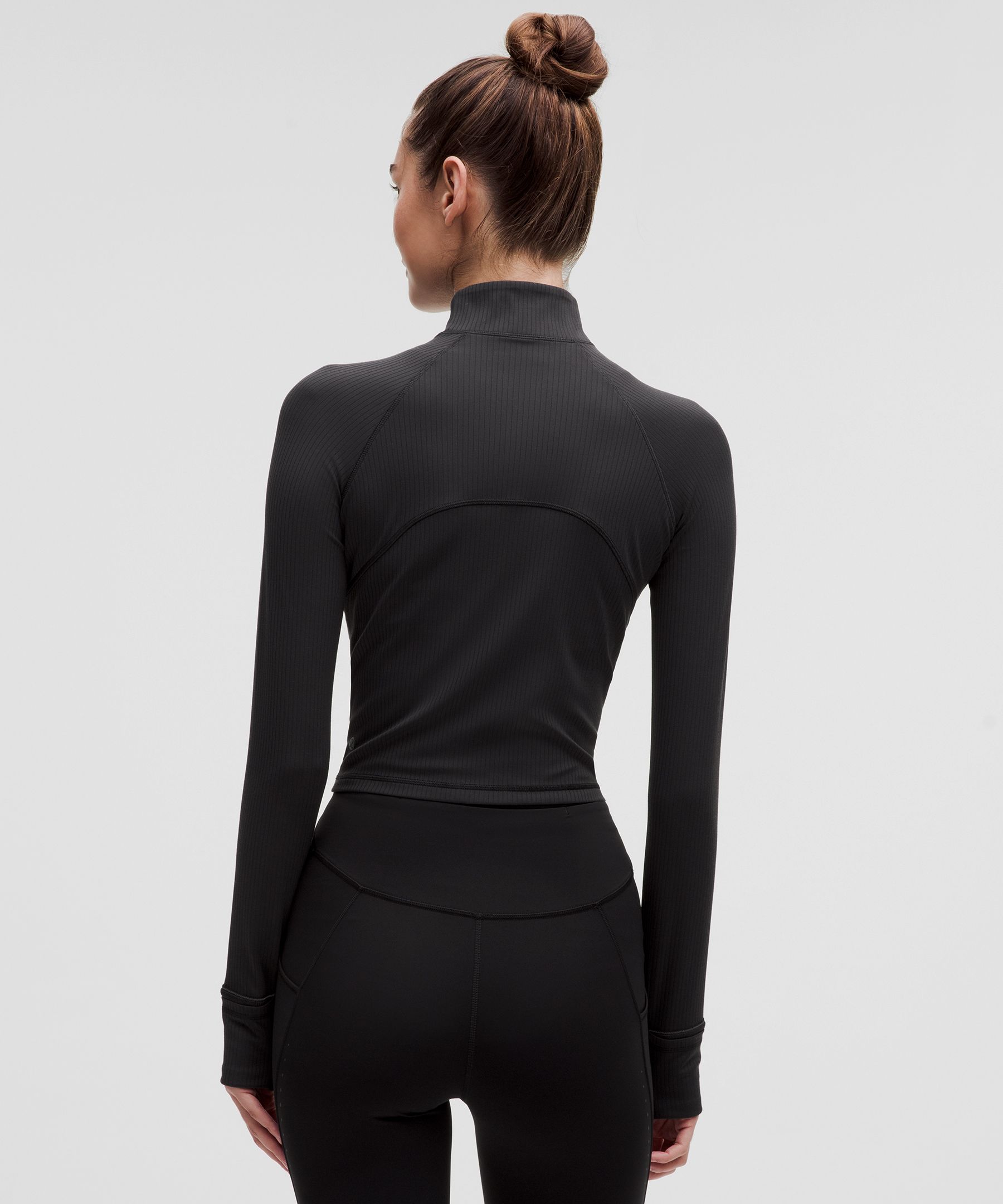 Lululemon cropped half zip sale