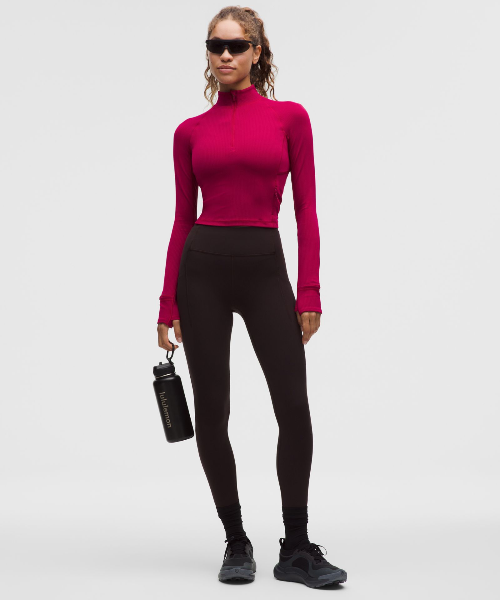 Lululemon It's Rulu Ribbed Cropped Half Zip *Updated — фото 2