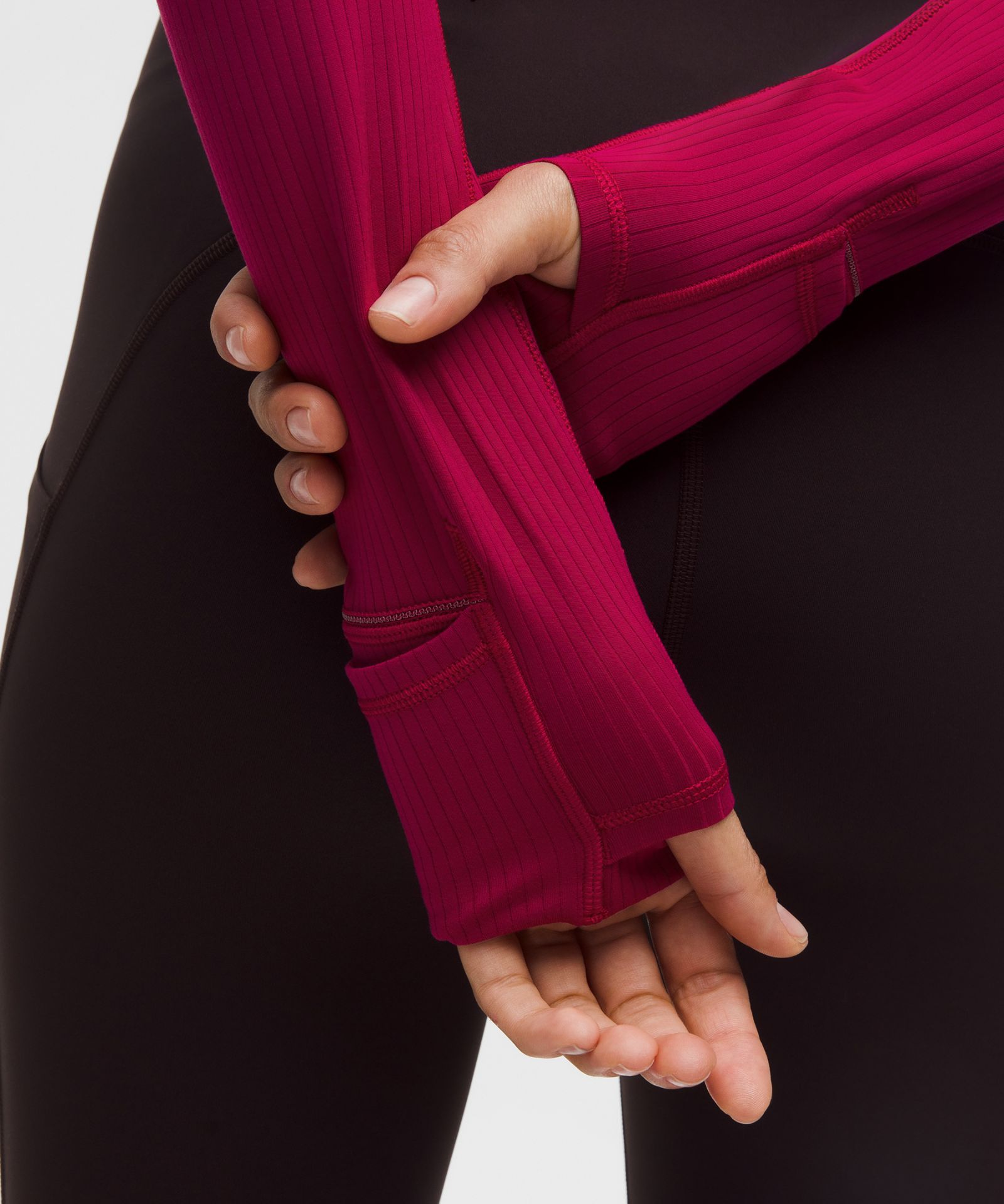 Lululemon It's Rulu Ribbed Cropped Half Zip *Updated — фото 8