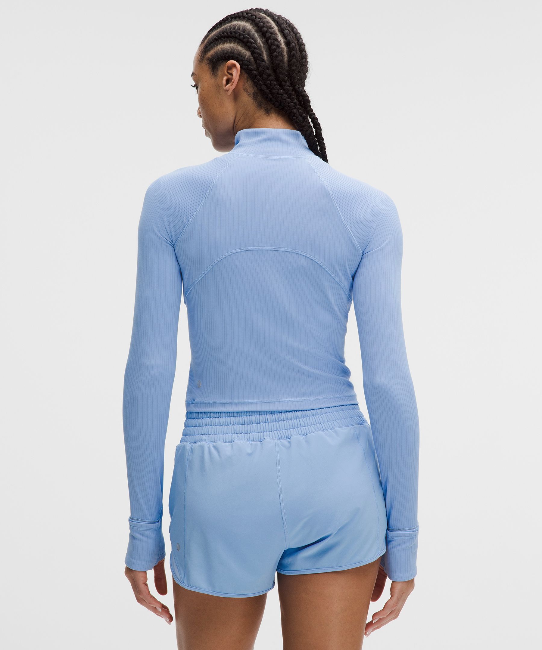 It's Rulu Ribbed Cropped Half Zip *Updated