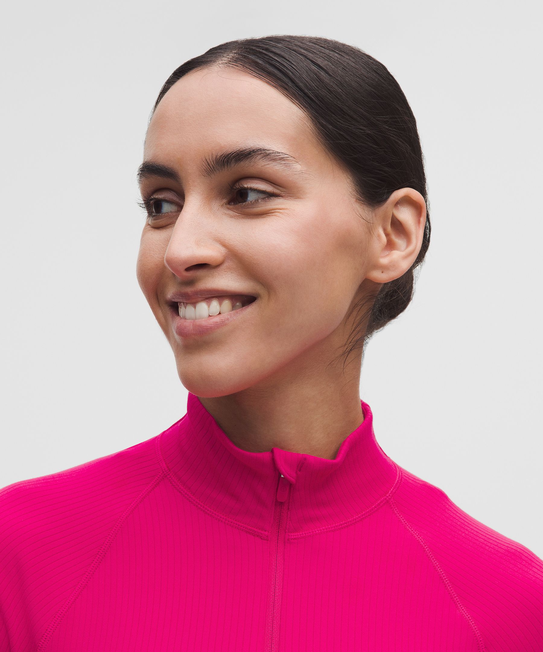 It's Rulu Ribbed Cropped Half Zip *Updated