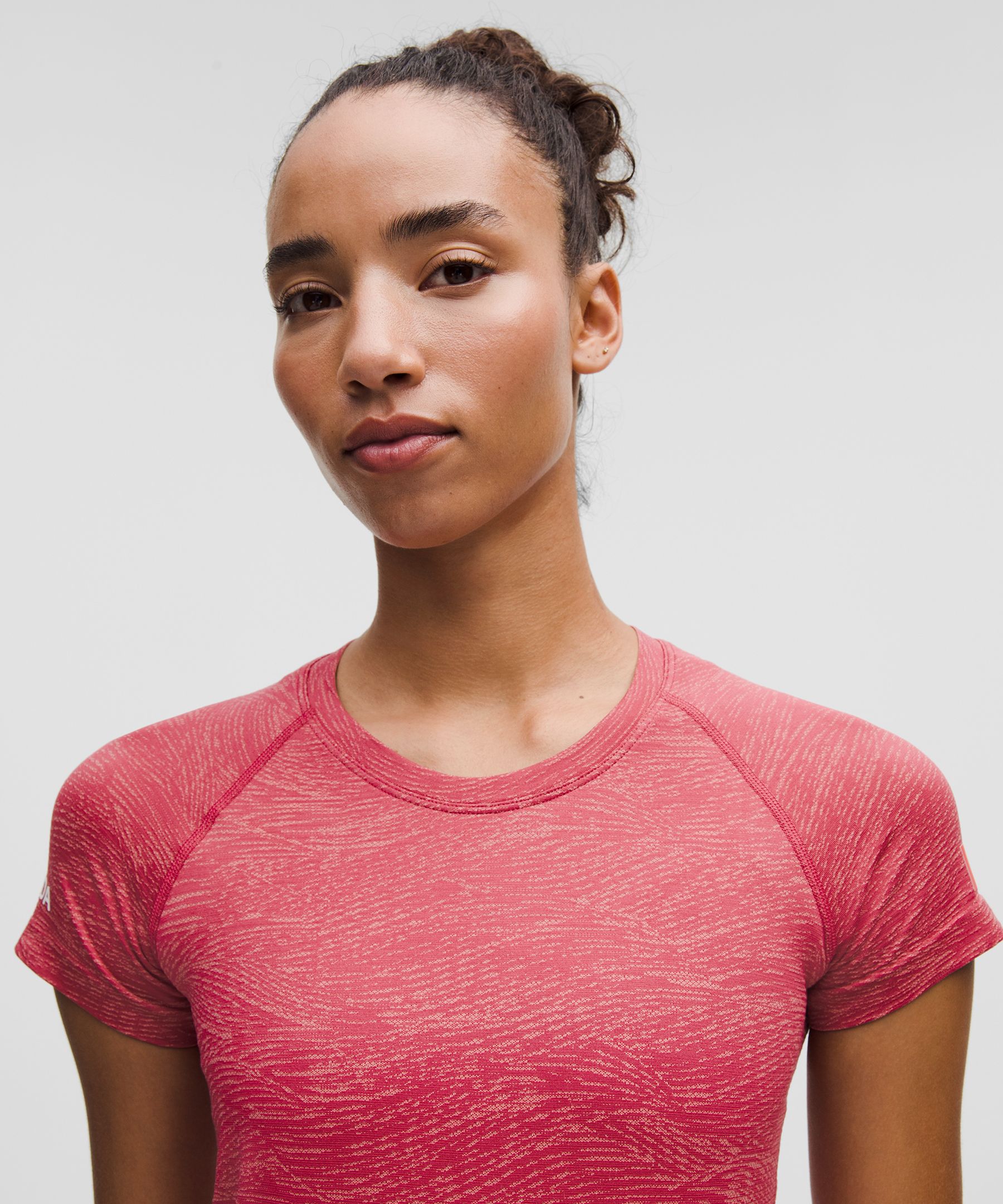 Team Canada Swiftly Tech Short-Sleeve Shirt 2.0 Hip Length