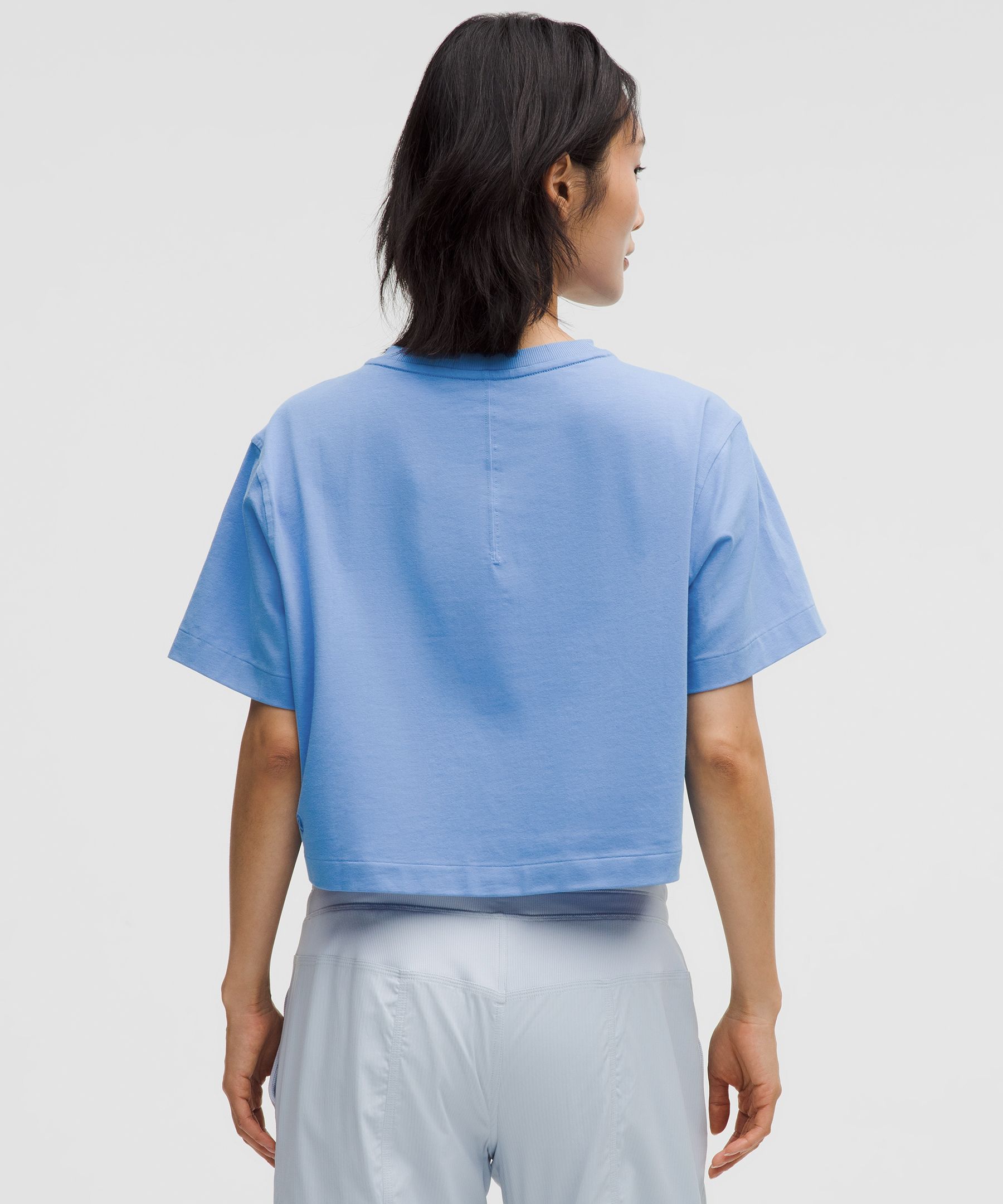 Lululemon All Yours Organic Cotton Cropped T-shirt
