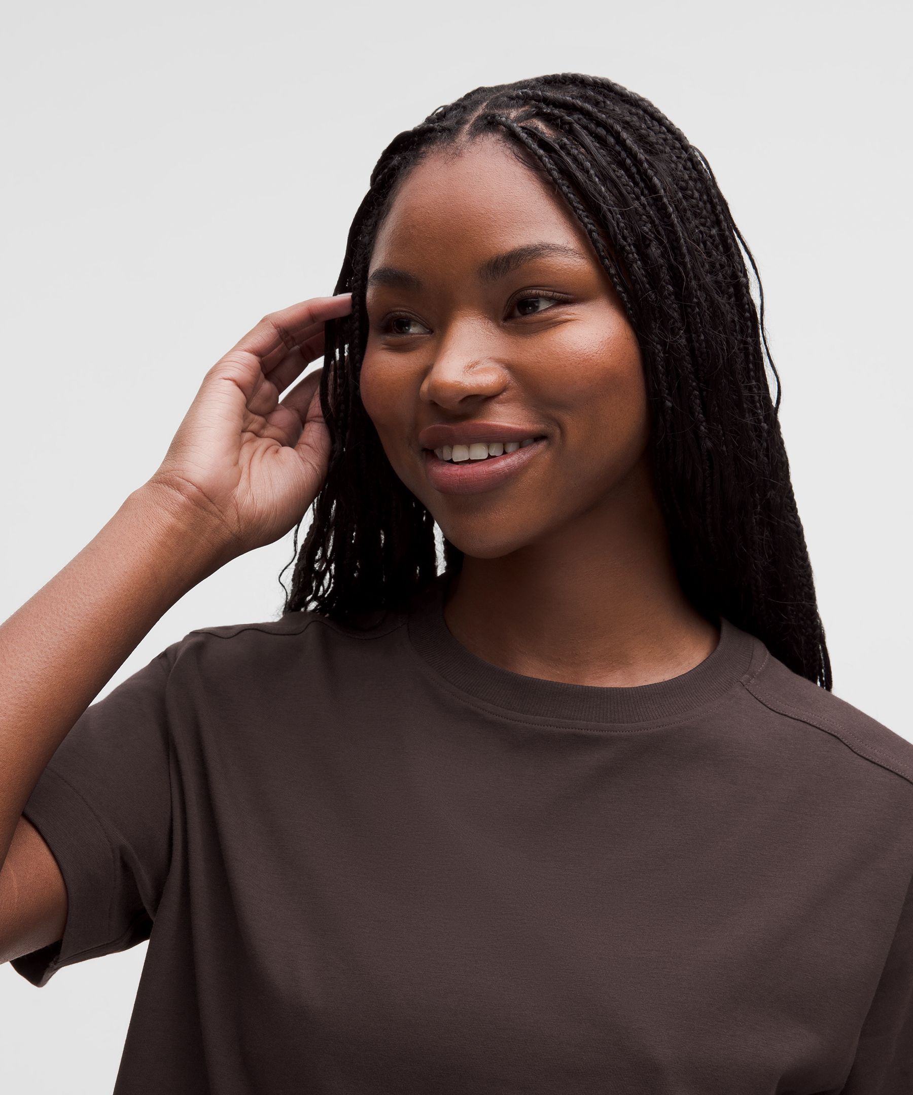 All Yours Organic Cotton Cropped T-Shirt | Women's Short Sleeve Shirts & Tee's