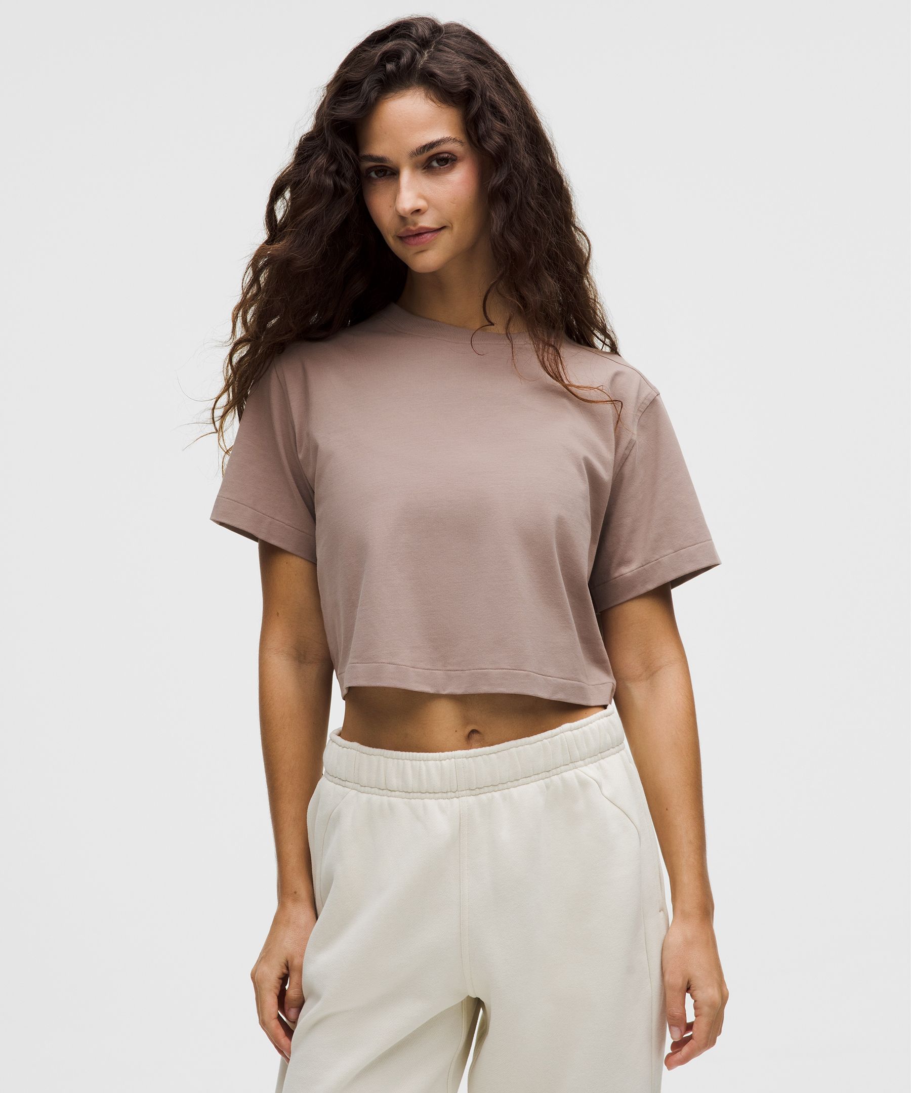 All Yours Organic Cotton Cropped T-Shirt