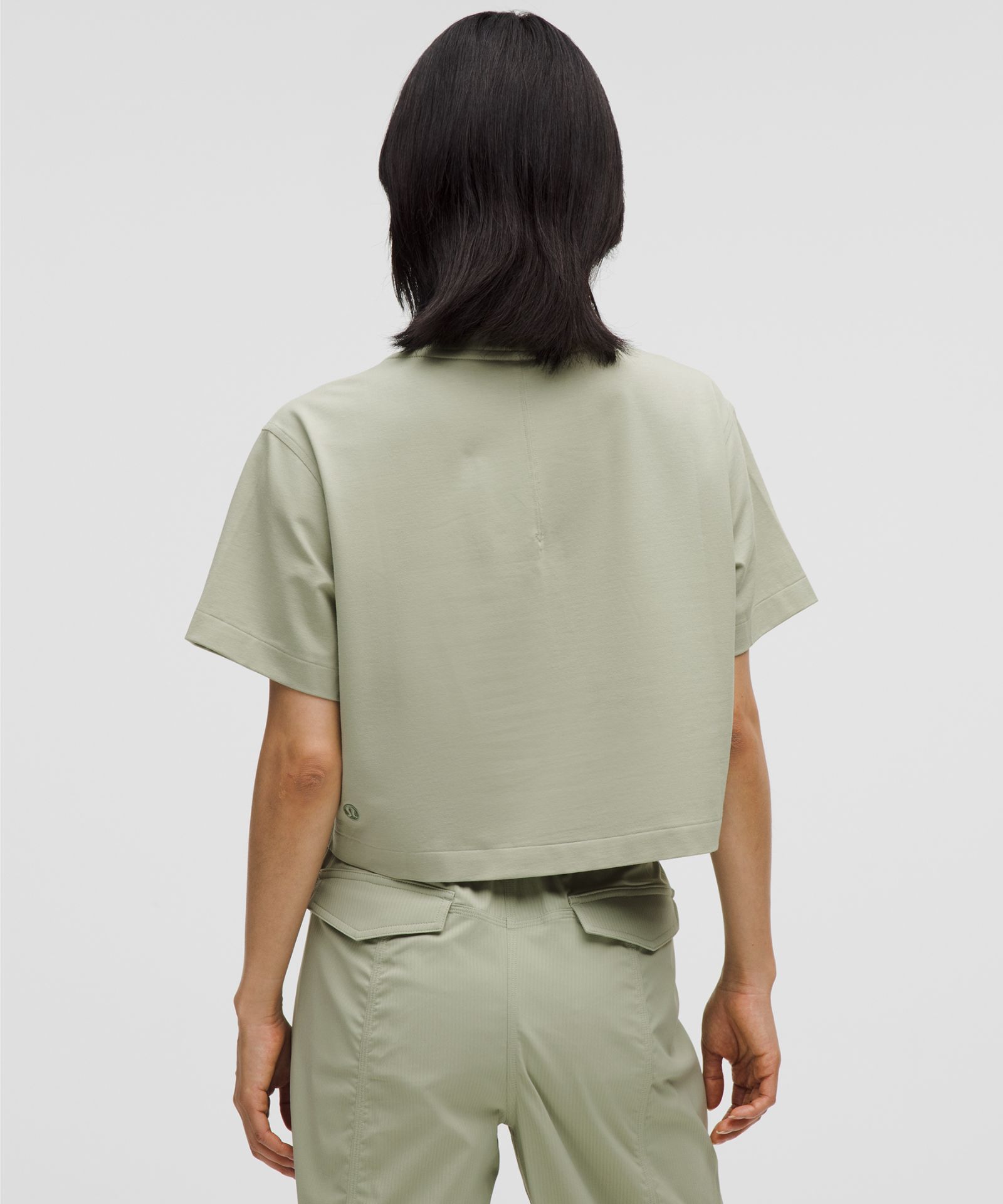 Женская укороченная футболка Lululemon All Yours из хлопка — фото 3