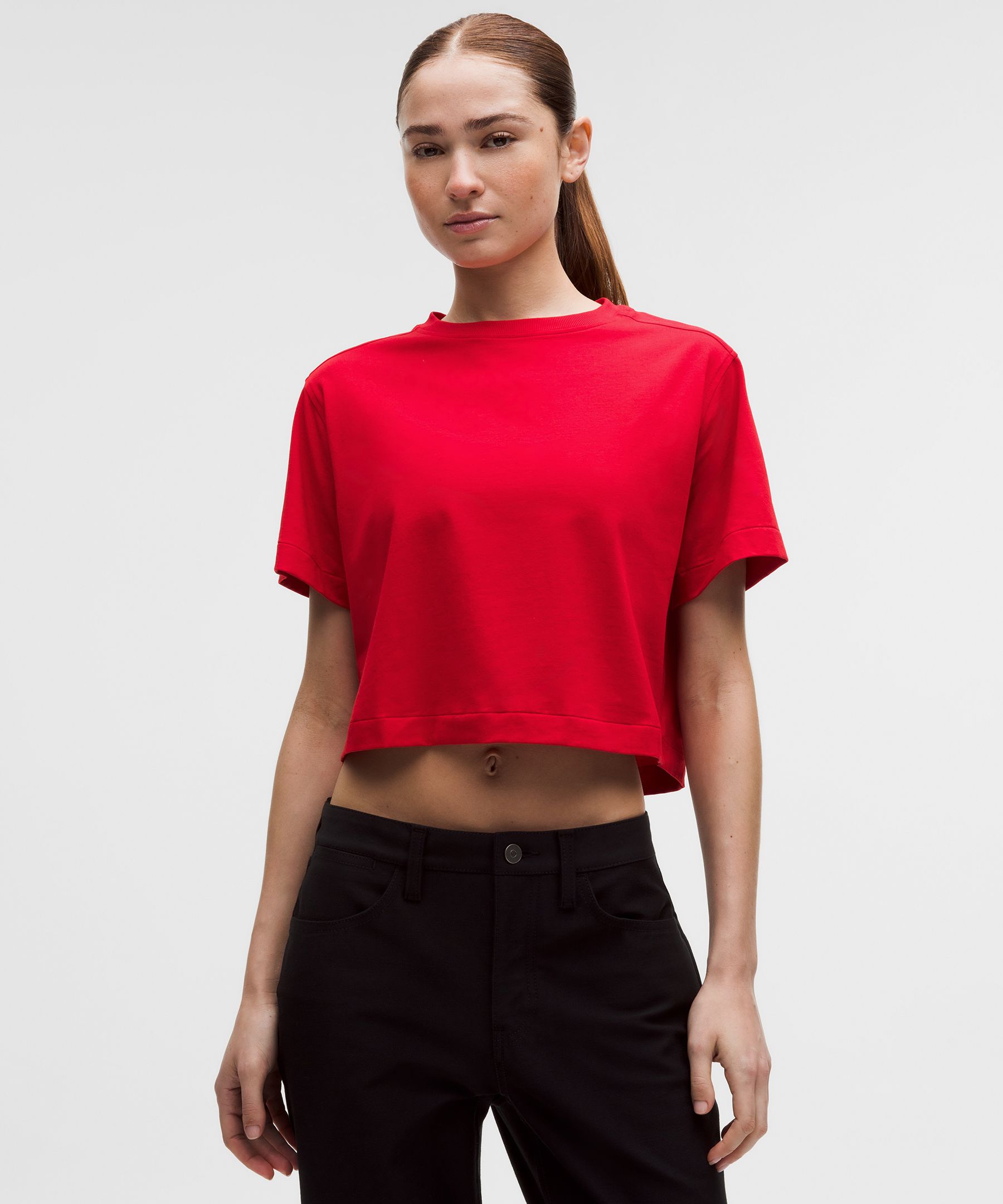 All Yours Organic Cotton Cropped T-Shirt