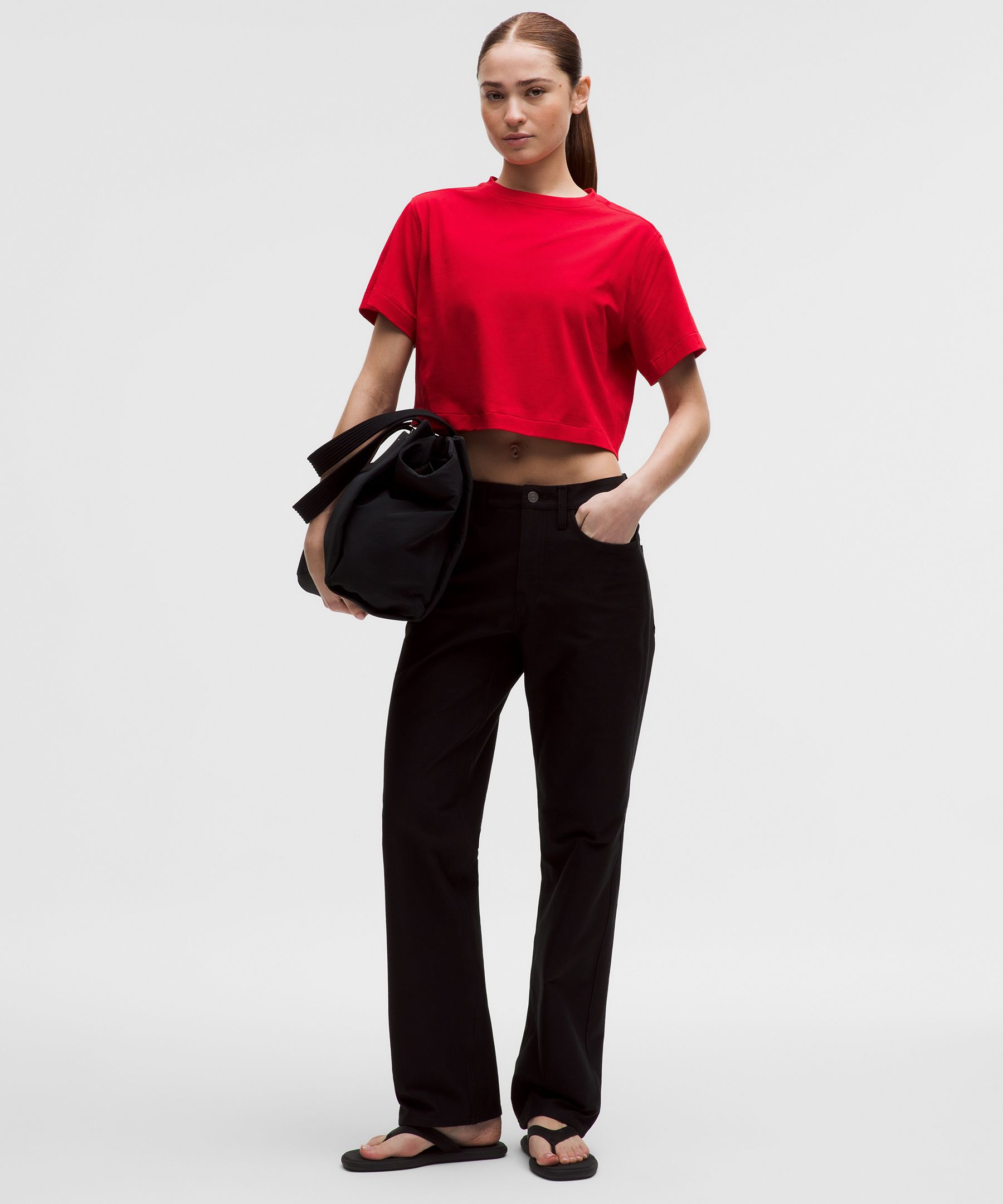 All Yours Organic Cotton Cropped T-Shirt