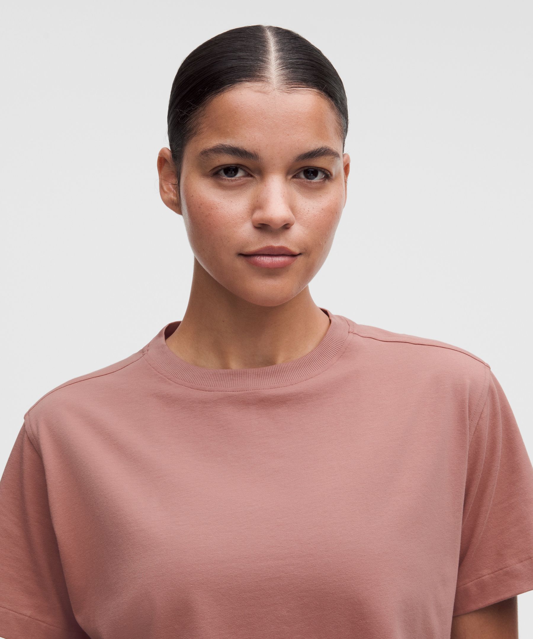 All Yours Organic Cotton-Blend Cropped T-Shirt