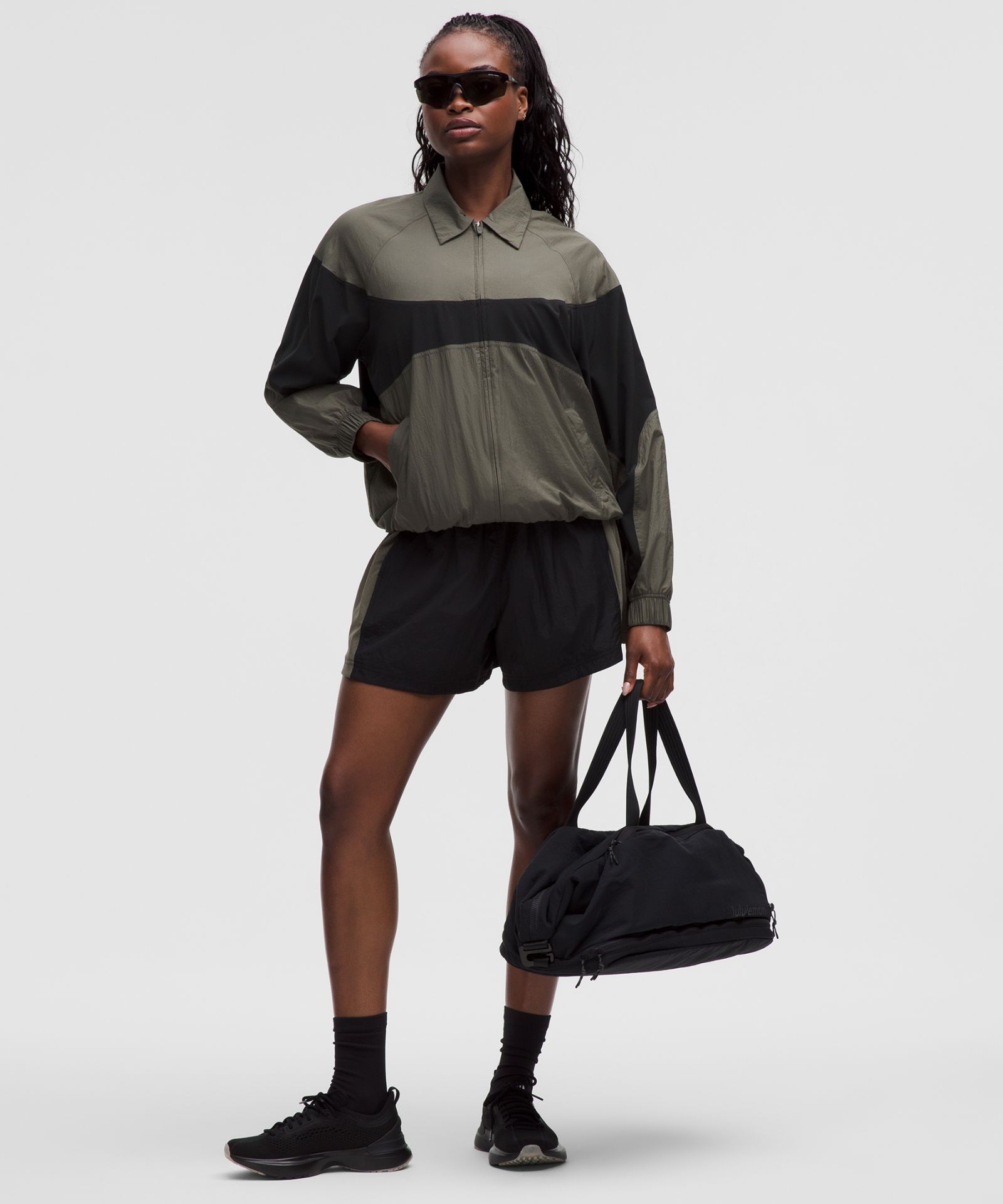 Женская нейлоновая куртка Lululemon Retro Remix с воротником — фото 2