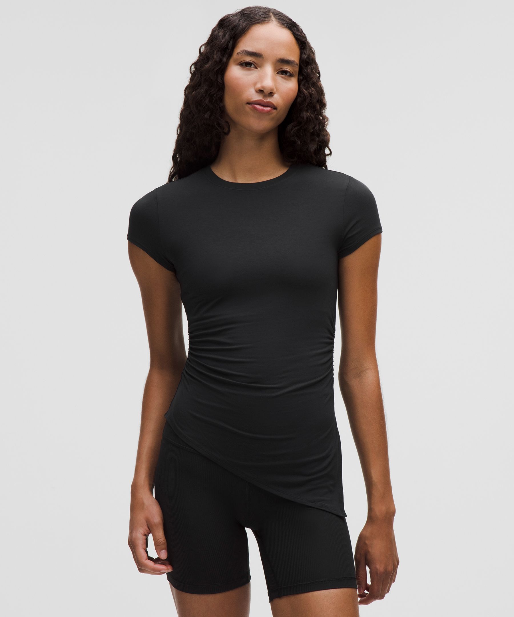 Lululemon Modal-silk Asymmetrical-hem T-shirt