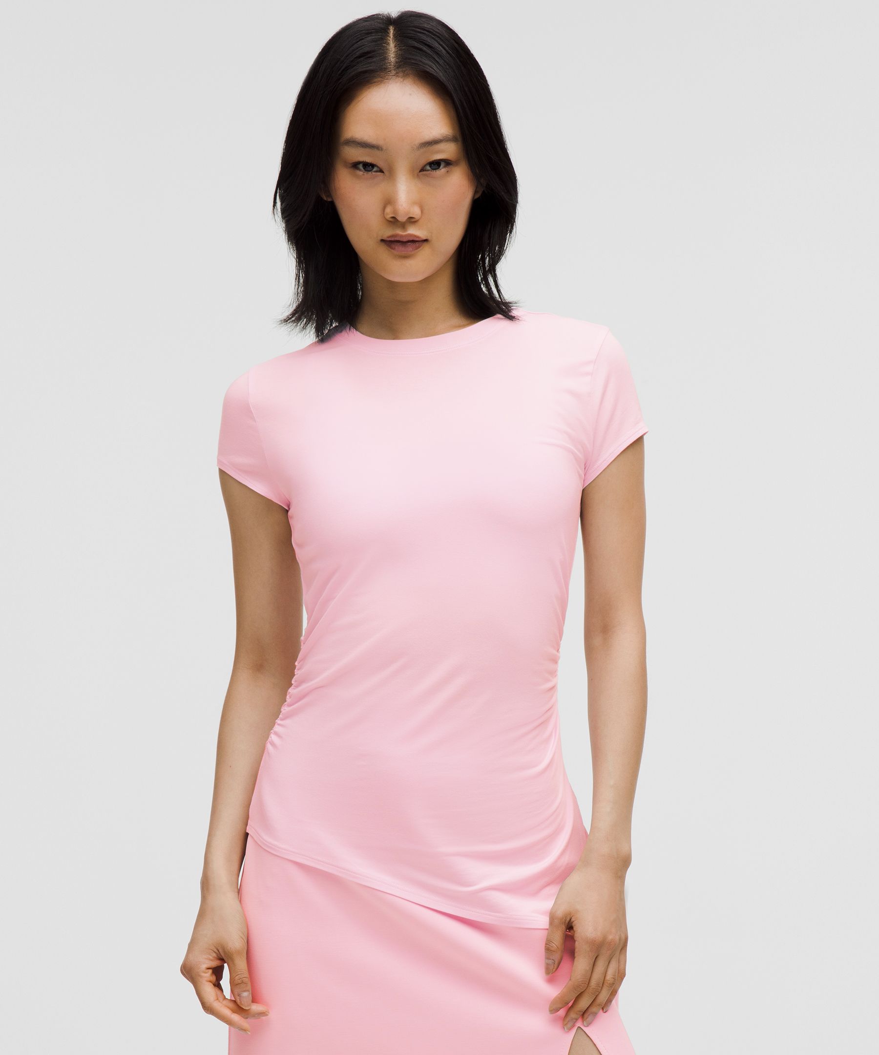 Lululemon Modal-silk Asymmetrical-hem T-shirt
