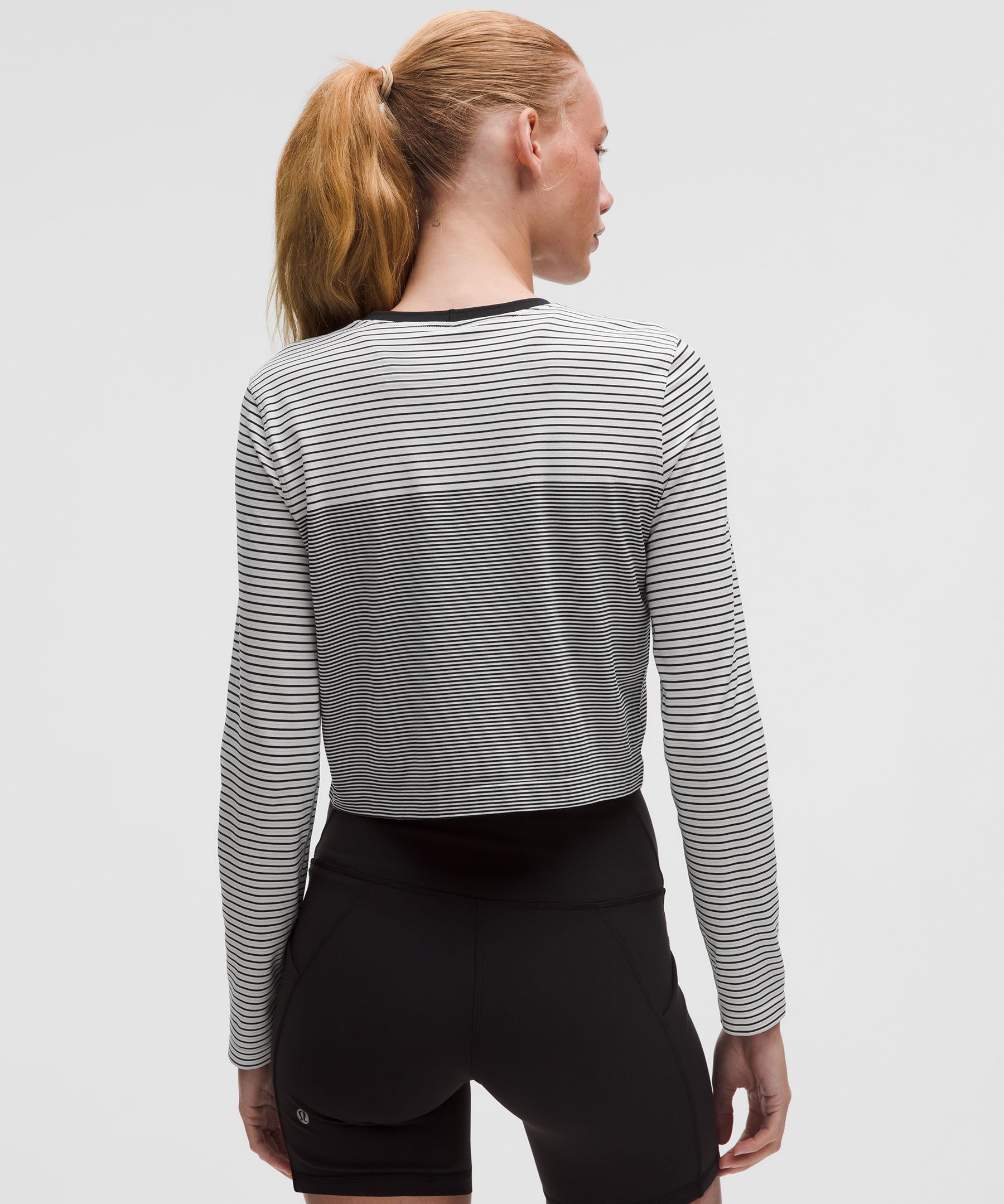 Seamless Classic-Fit Mariner Stripe Long-Sleeve Shirt | Women's Long Sleeve Shirts