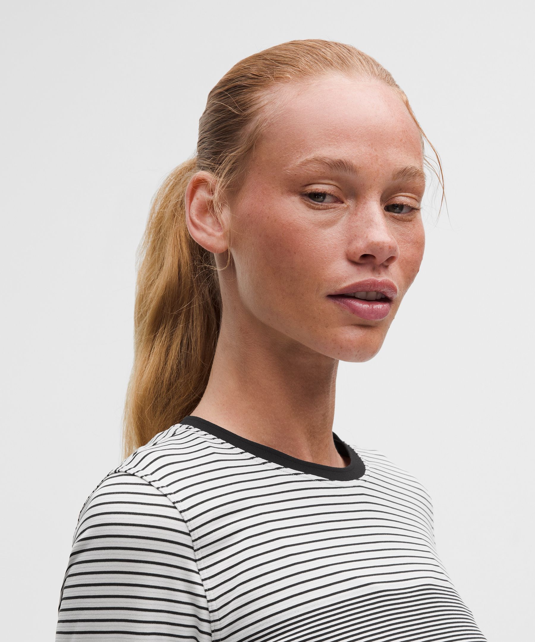 Seamless Classic-Fit Mariner Stripe Long-Sleeve Shirt | Women's Long Sleeve Shirts